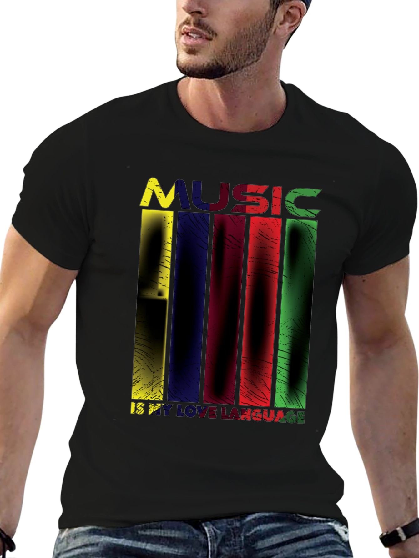 Music is My Love Language Graphic T-Shirt