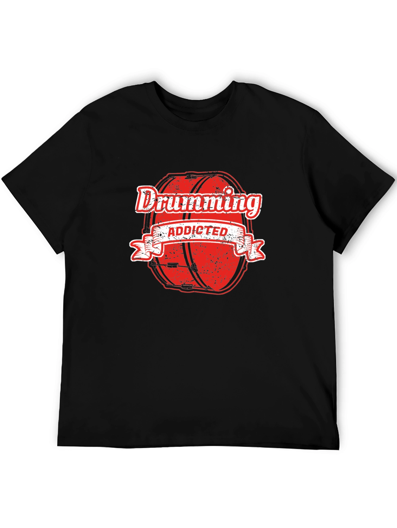 Drumming Addicted T-Shirt - Musician Gift