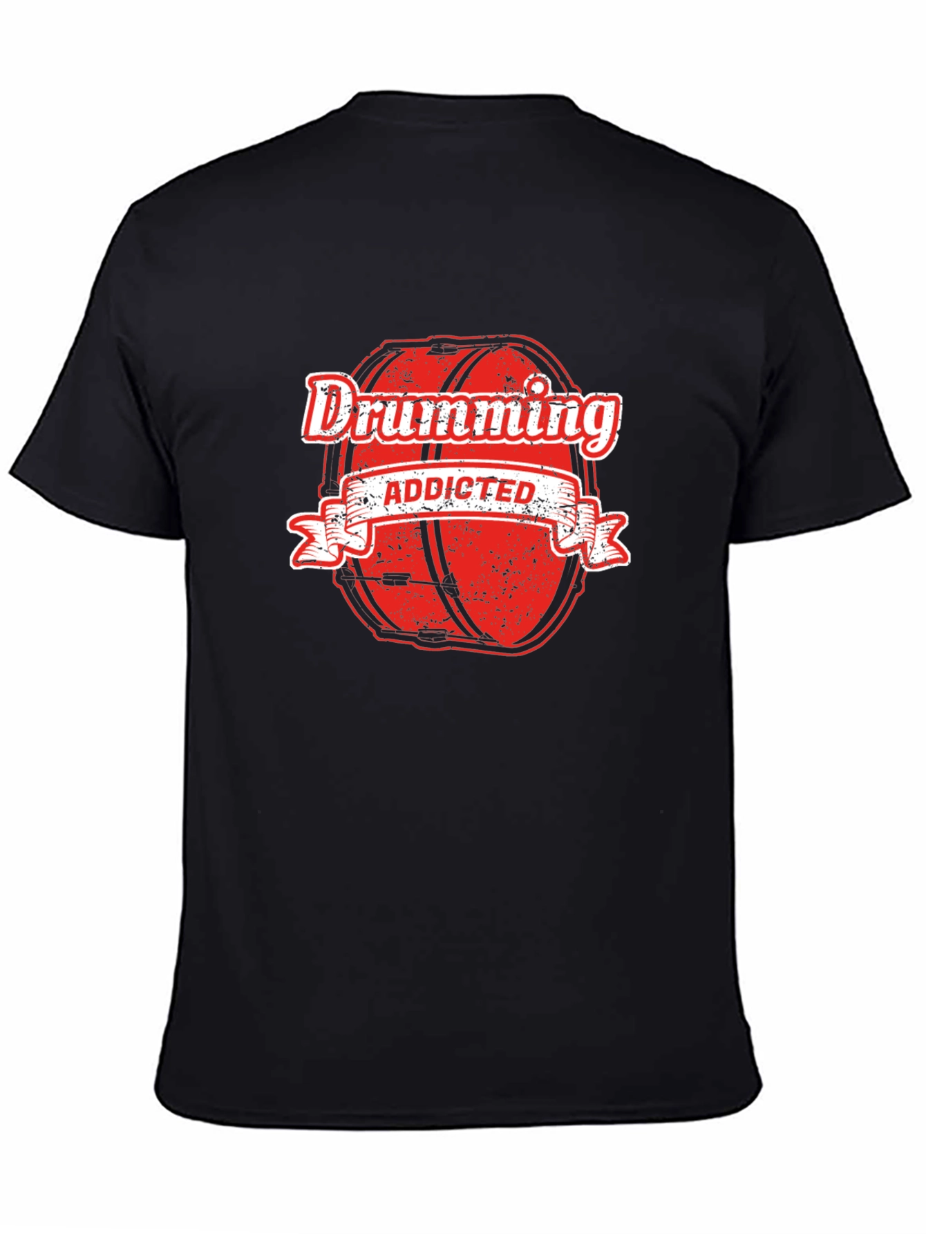 Drumming Addicted T-Shirt - Musician Gift