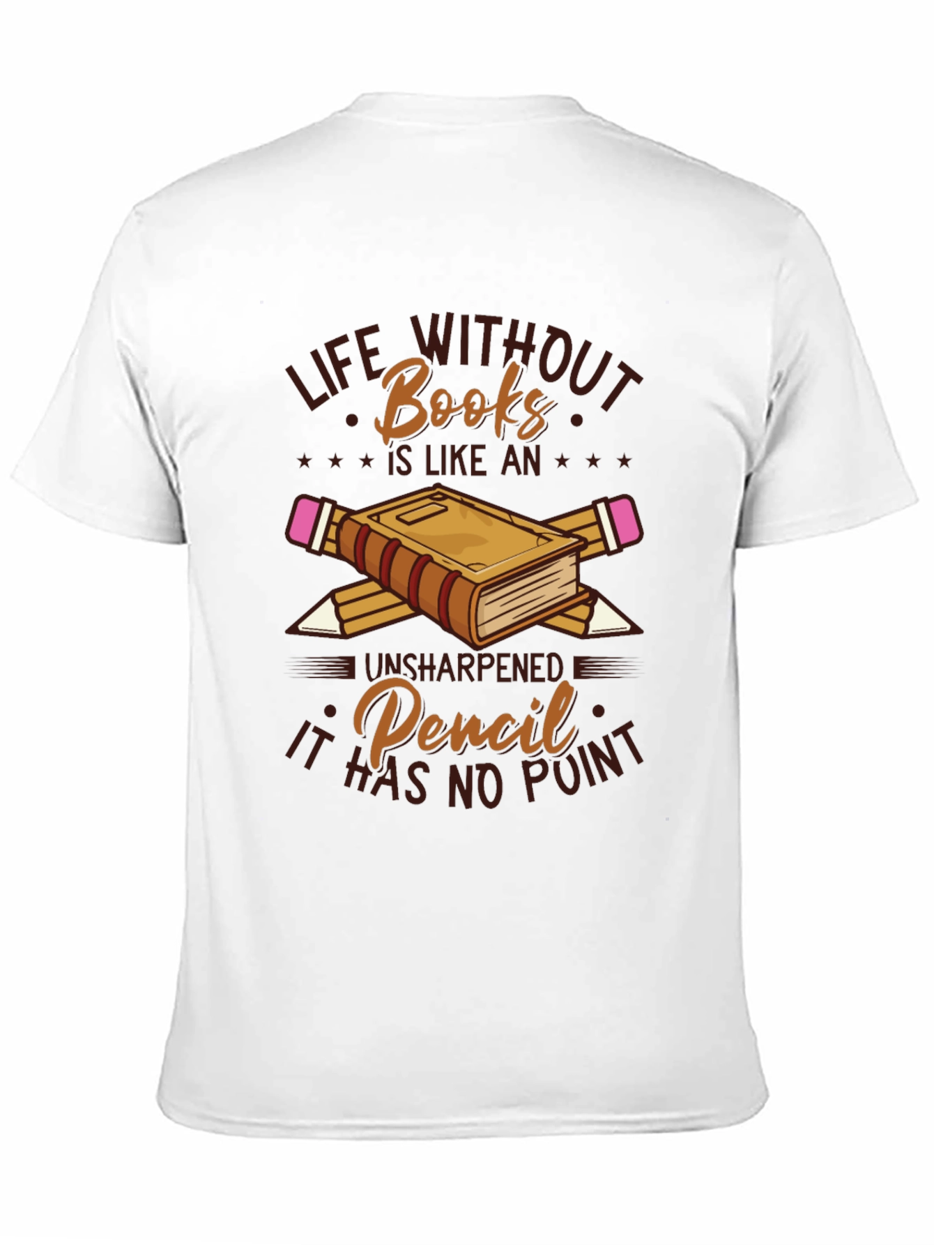 Life Without Books Graphic T-Shirt