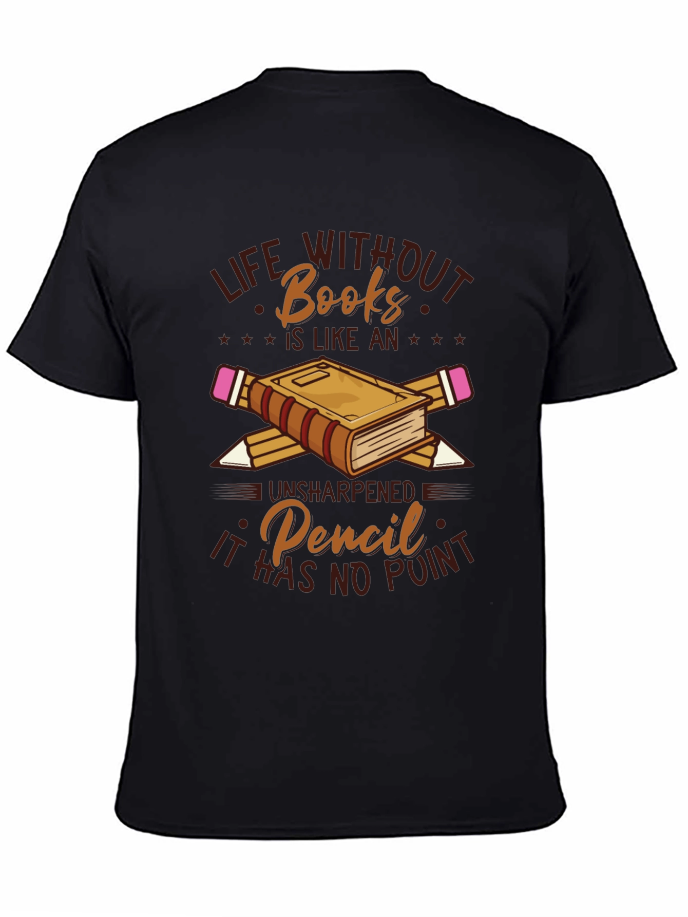 Life Without Books Graphic T-Shirt