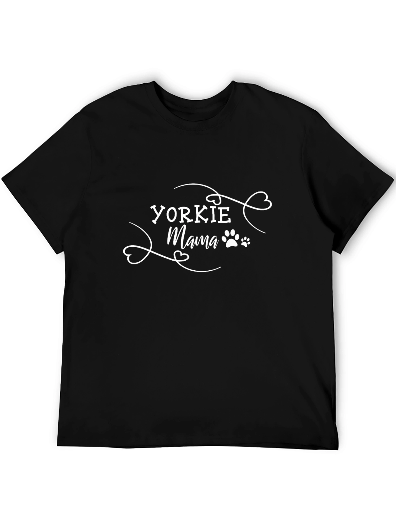 Yorkie Mama T-Shirt - Black Dog Lover Tee