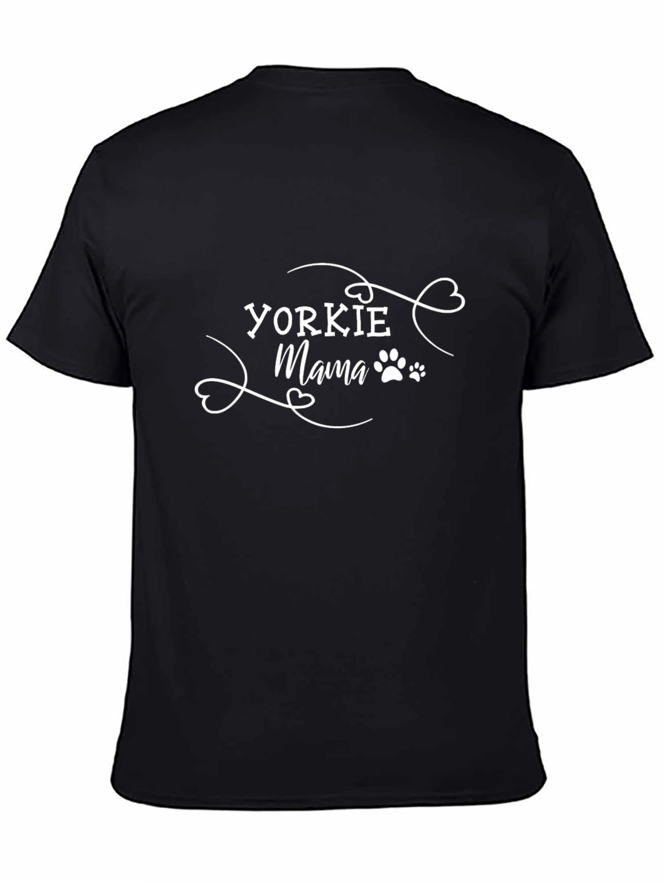 Yorkie Mama T-Shirt - Black Dog Lover Tee