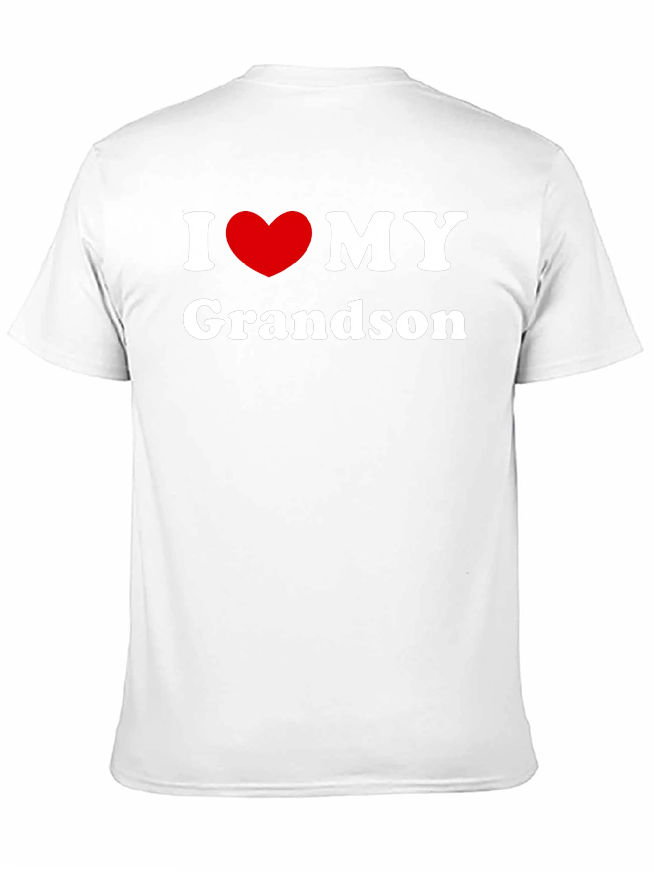 I Love My Grandson Black T-Shirt