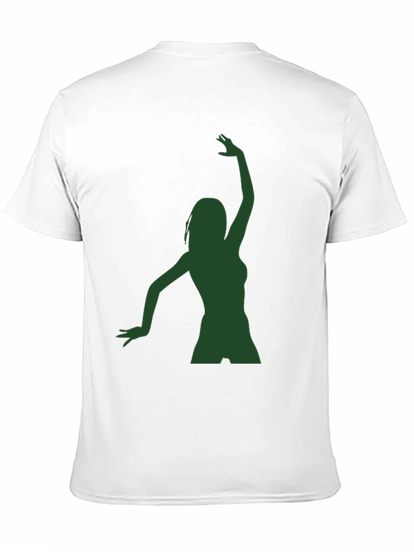 Silhouette Dance Graphic Tee - Black Cotton Blend