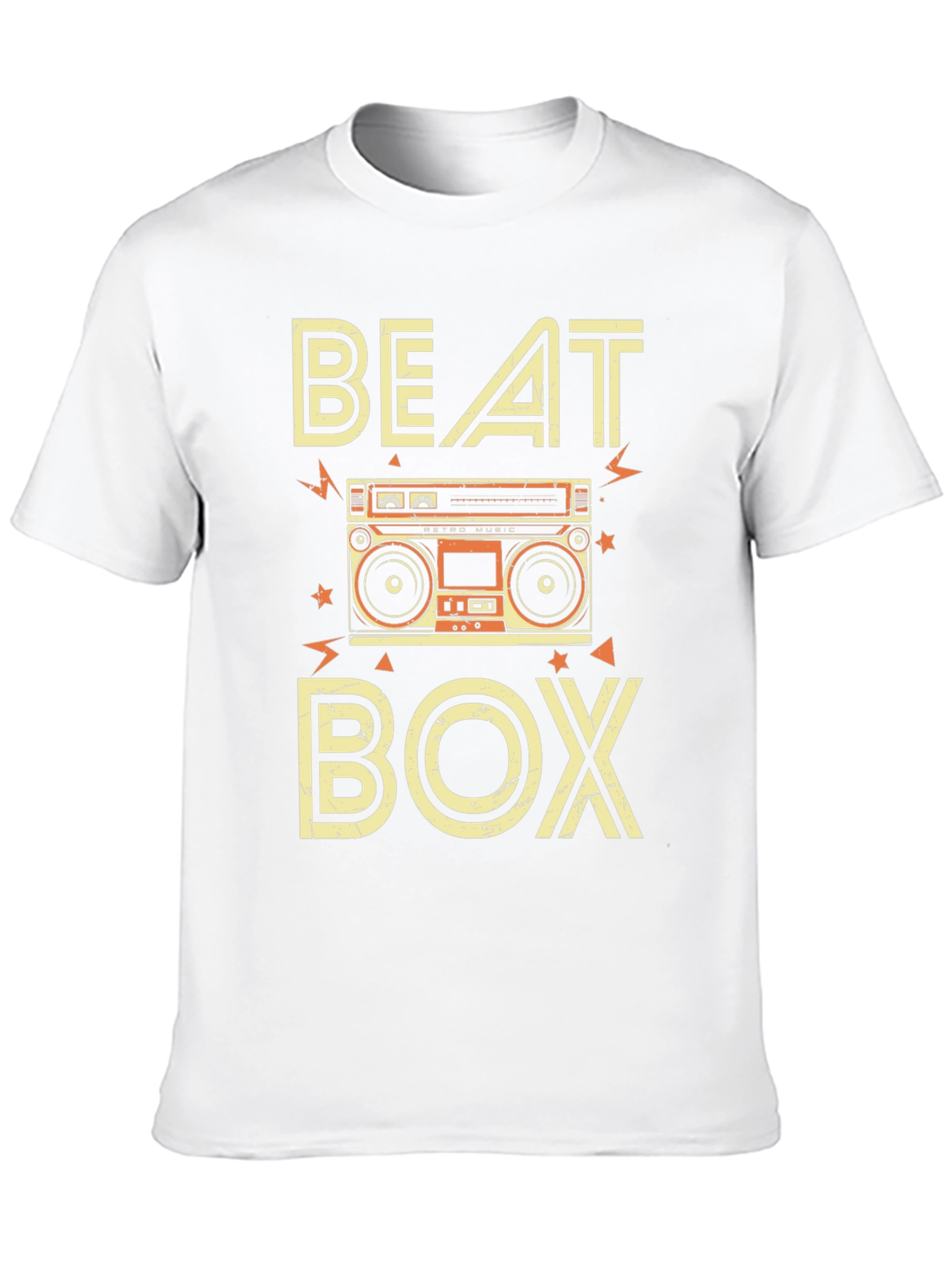 Retro Beat Box T-Shirt - Classic Music Style