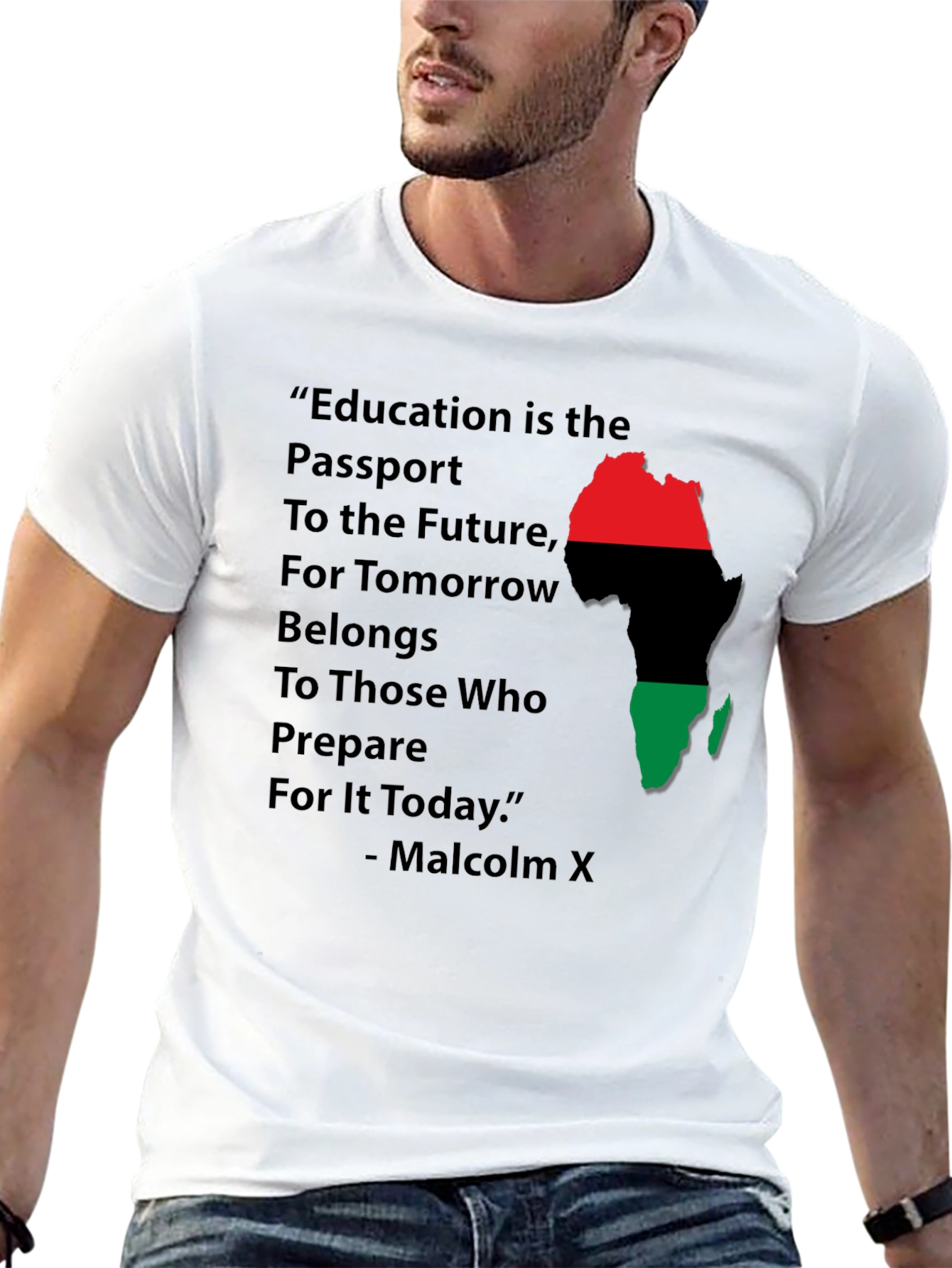 Education is Passport - Malcolm X T-Shirt