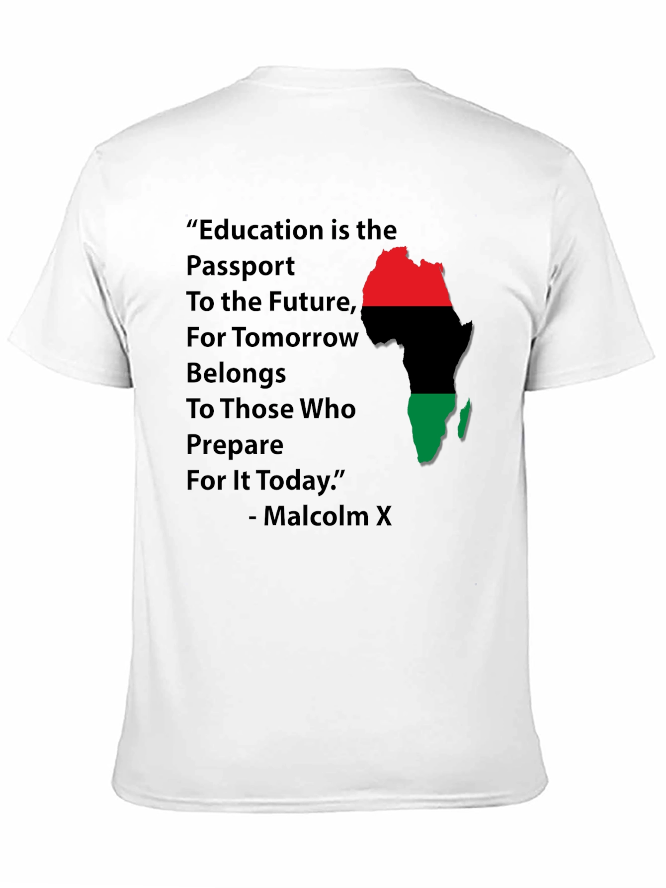 Education is Passport - Malcolm X T-Shirt