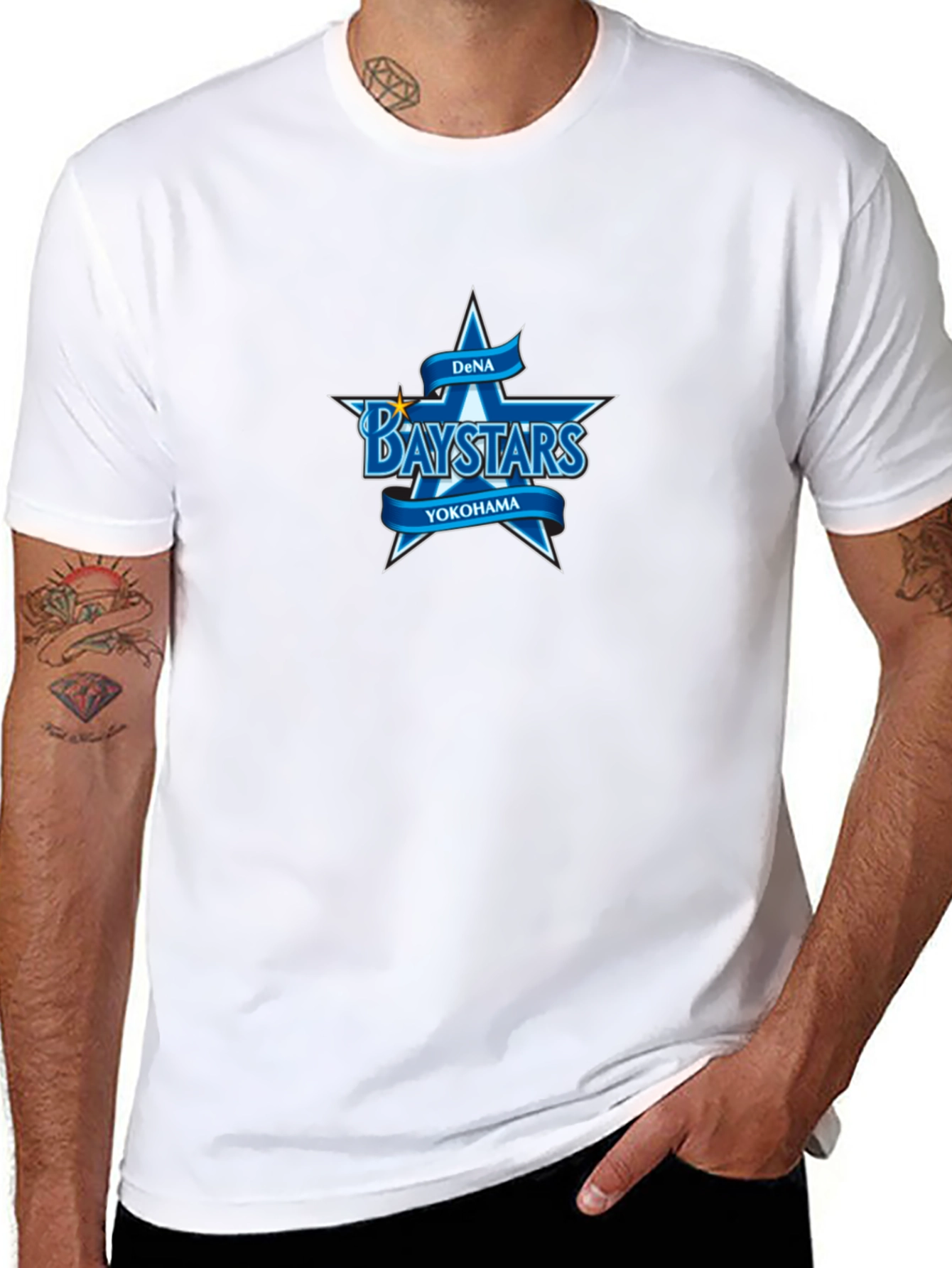 DeNA Baystars Graphic T-Shirt - Black