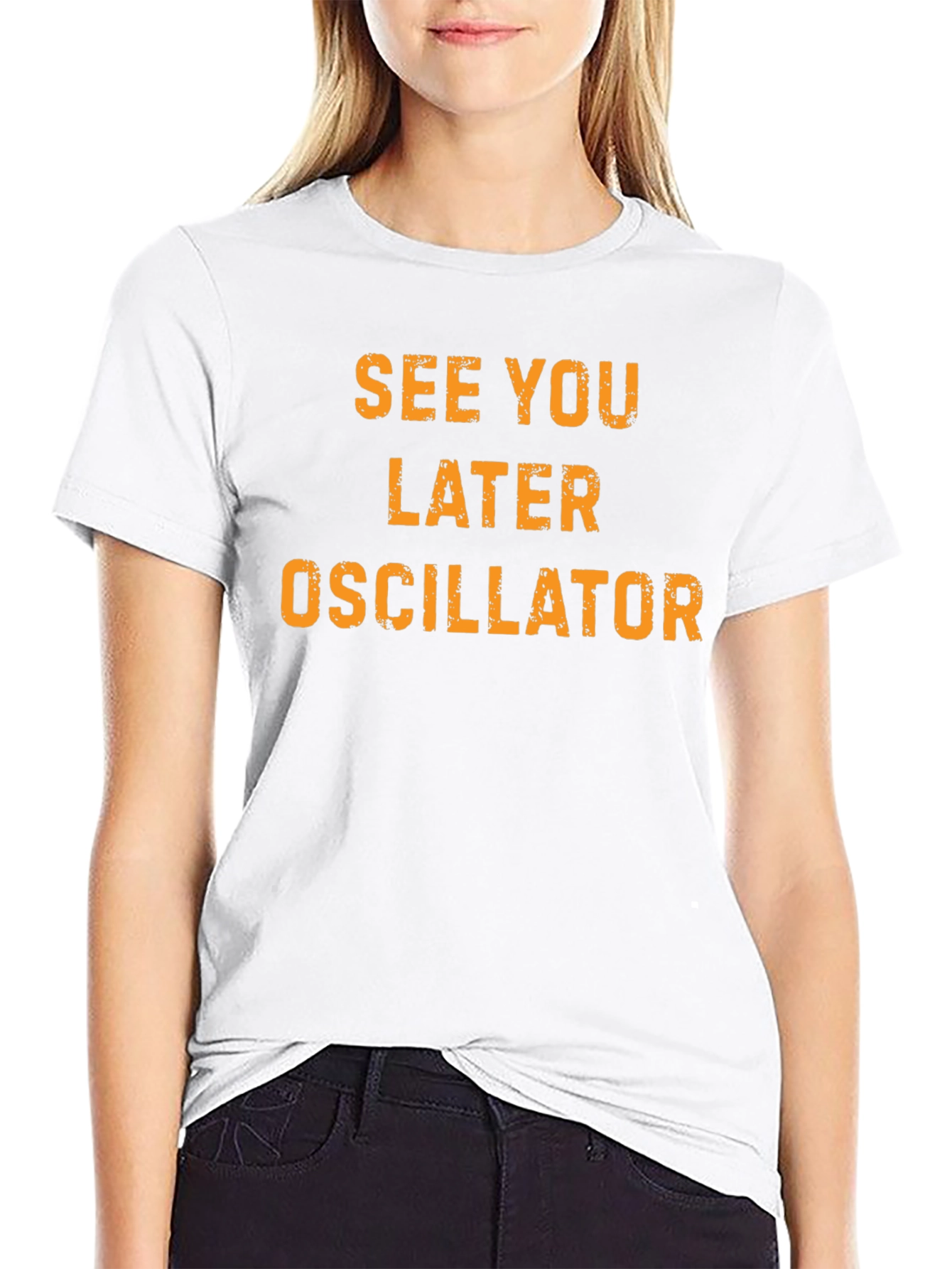 See You Later Oscillator Black T-Shirt