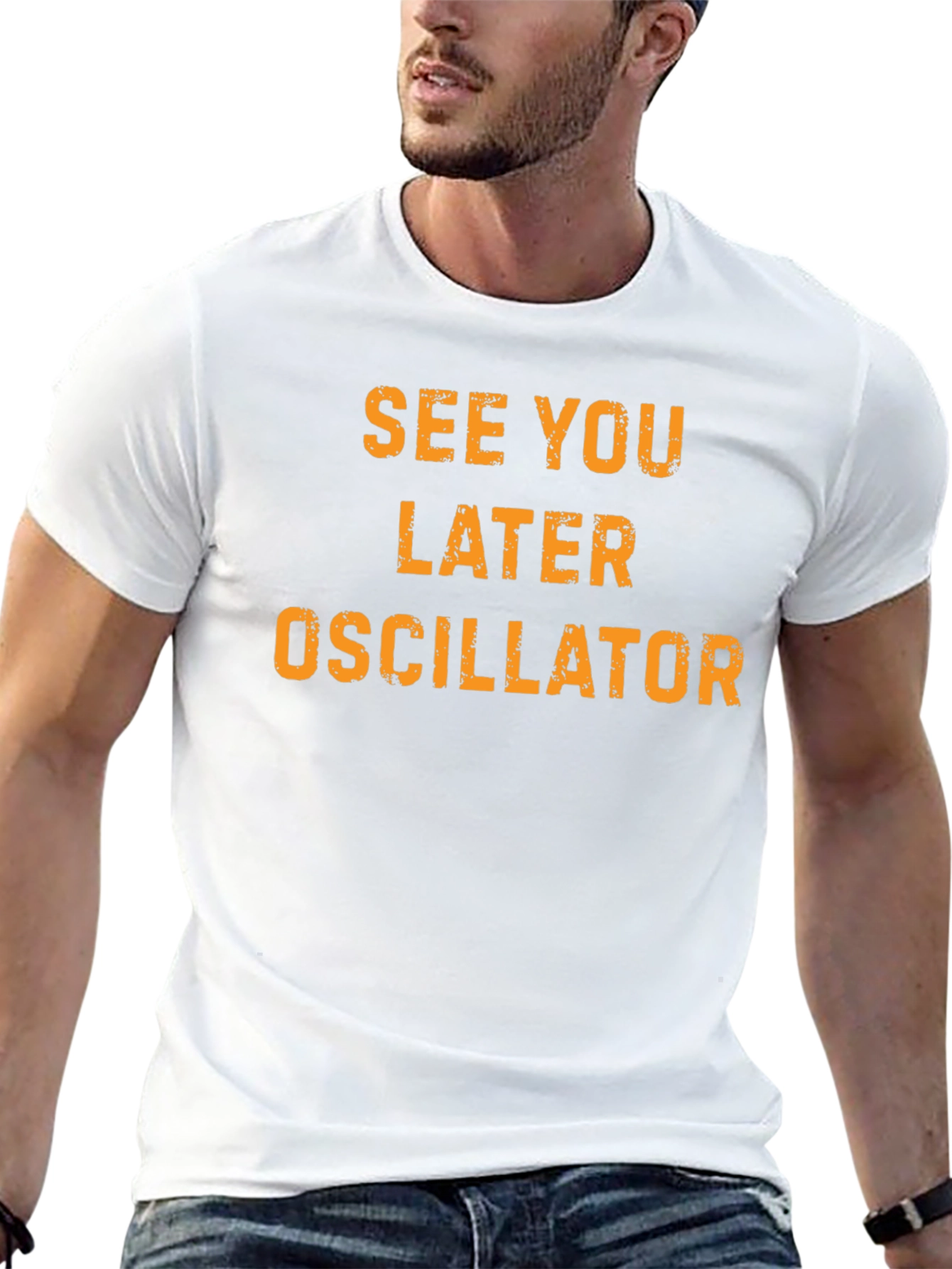 See You Later Oscillator Black T-Shirt