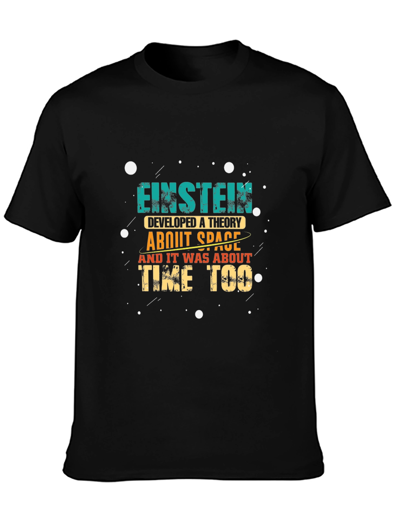 Einstein Space Theory T-Shirt - Science Geek Style