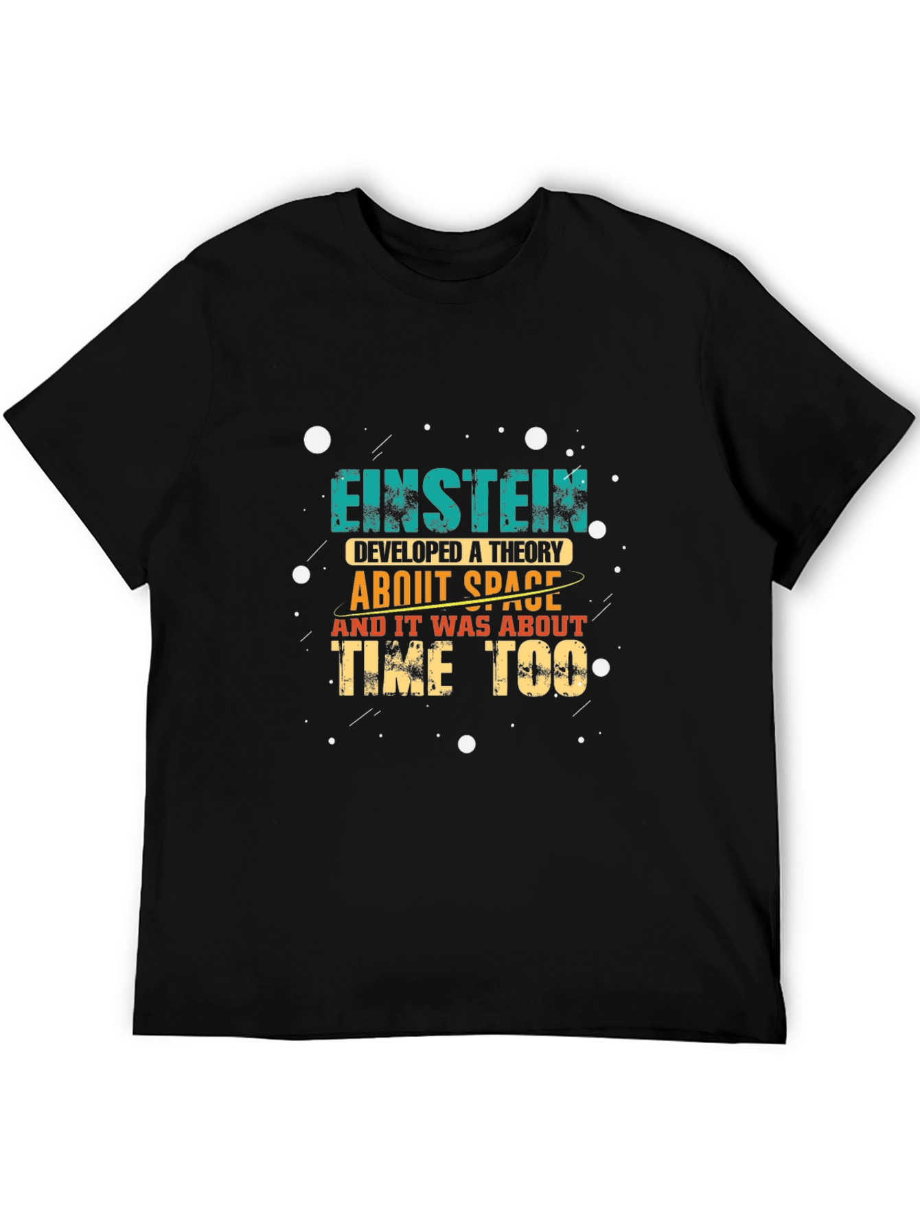 Einstein Space Theory T-Shirt - Science Geek Style