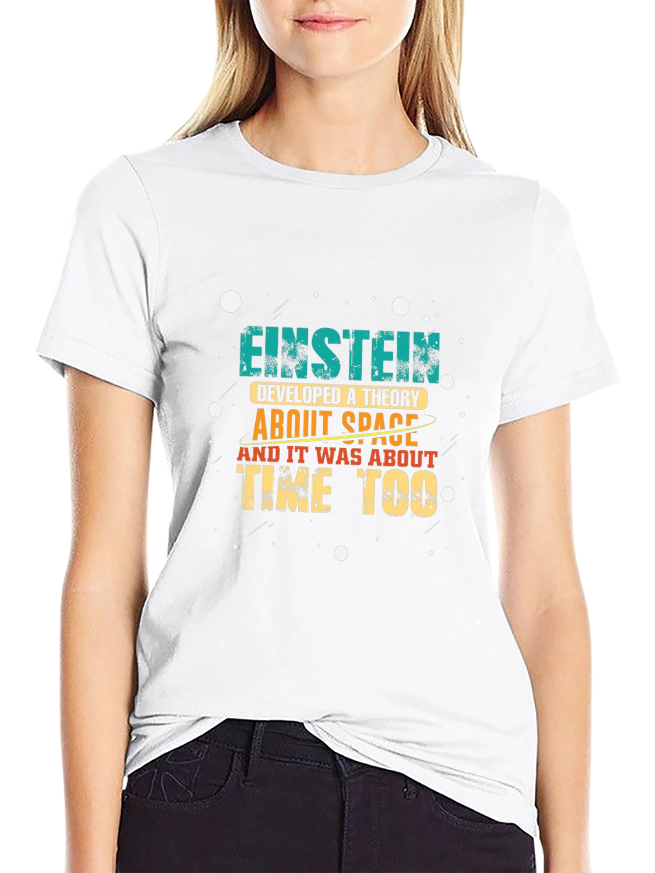 Einstein Space Theory T-Shirt - Science Geek Style