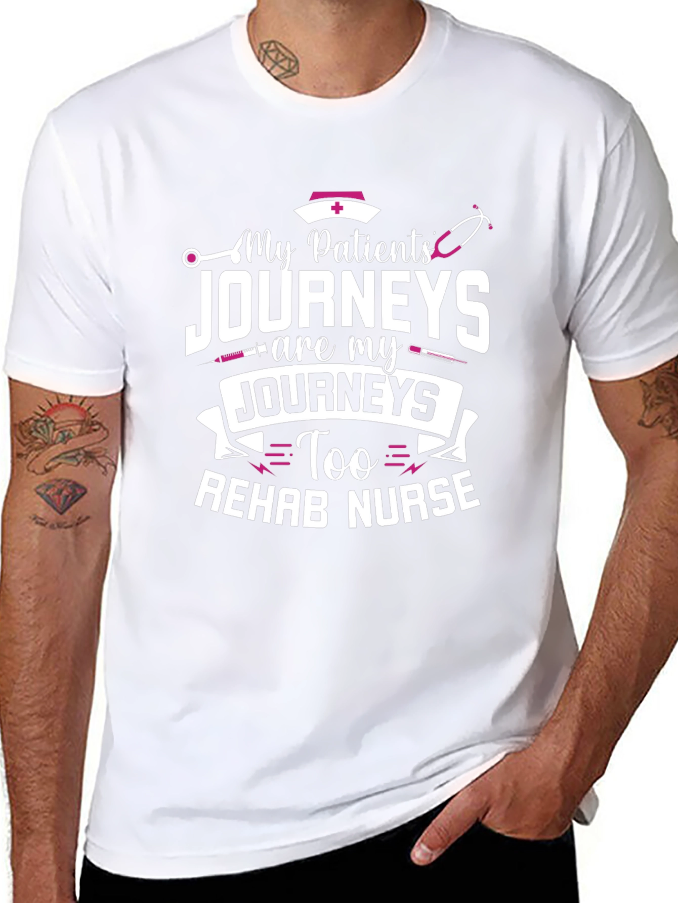 Rehab Nurse T-Shirt - My Patients Journeys