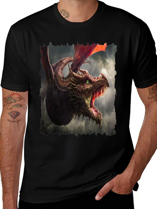Dragon Graphic Tee - Fantasy T-Shirt