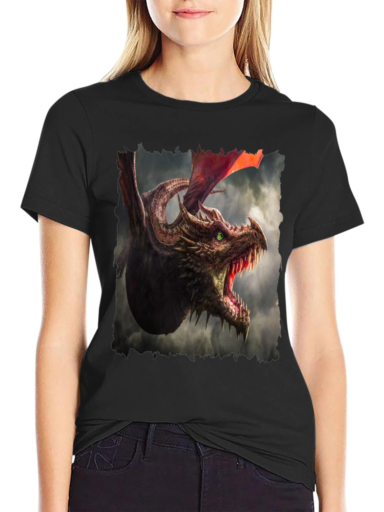 Dragon Graphic Tee - Fantasy T-Shirt