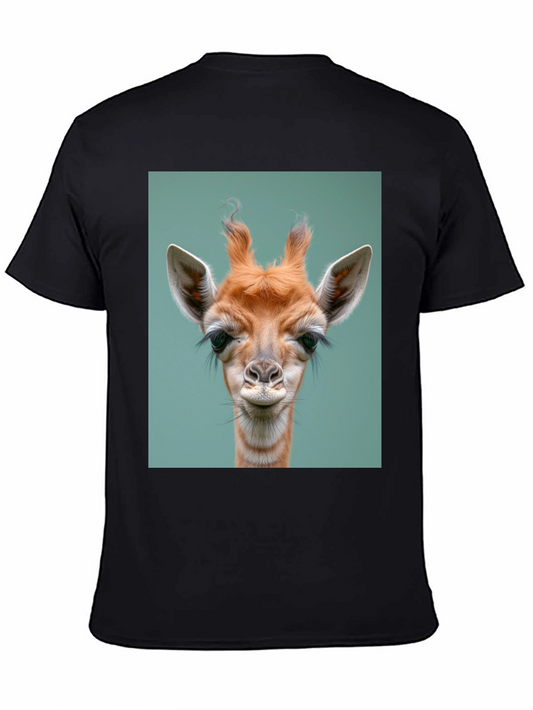 Giraffe Portrait Graphic Tee