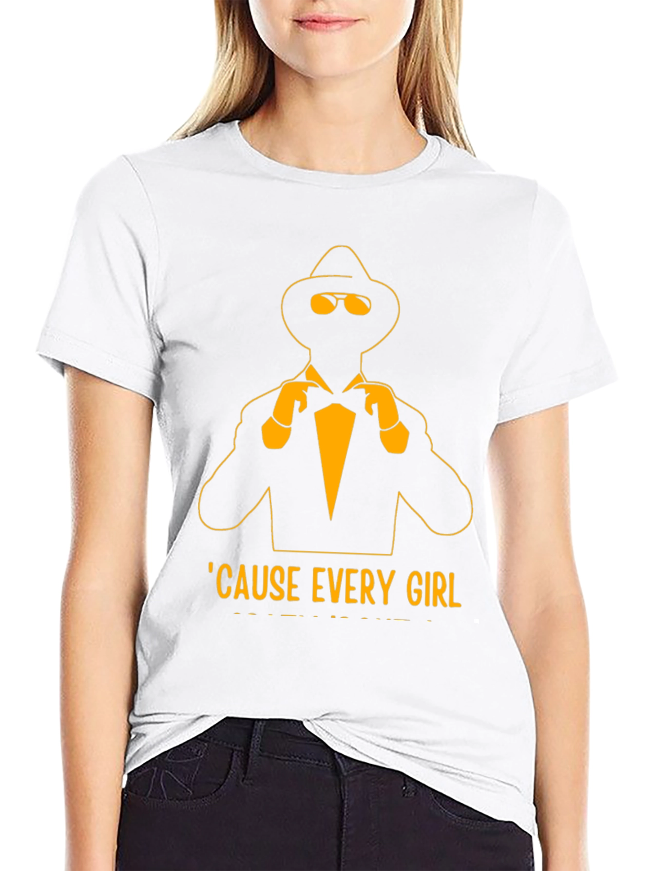 Dapper Silhouette Bow Tie T-Shirt