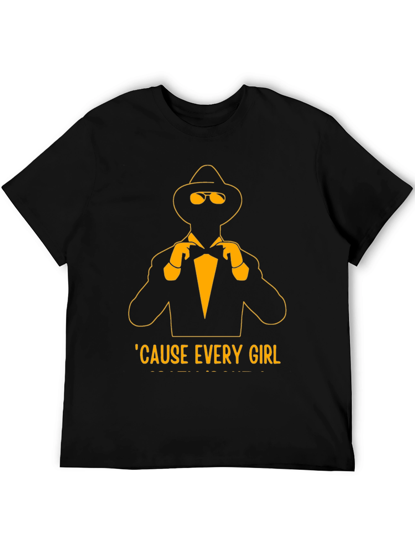 Dapper Silhouette Bow Tie T-Shirt