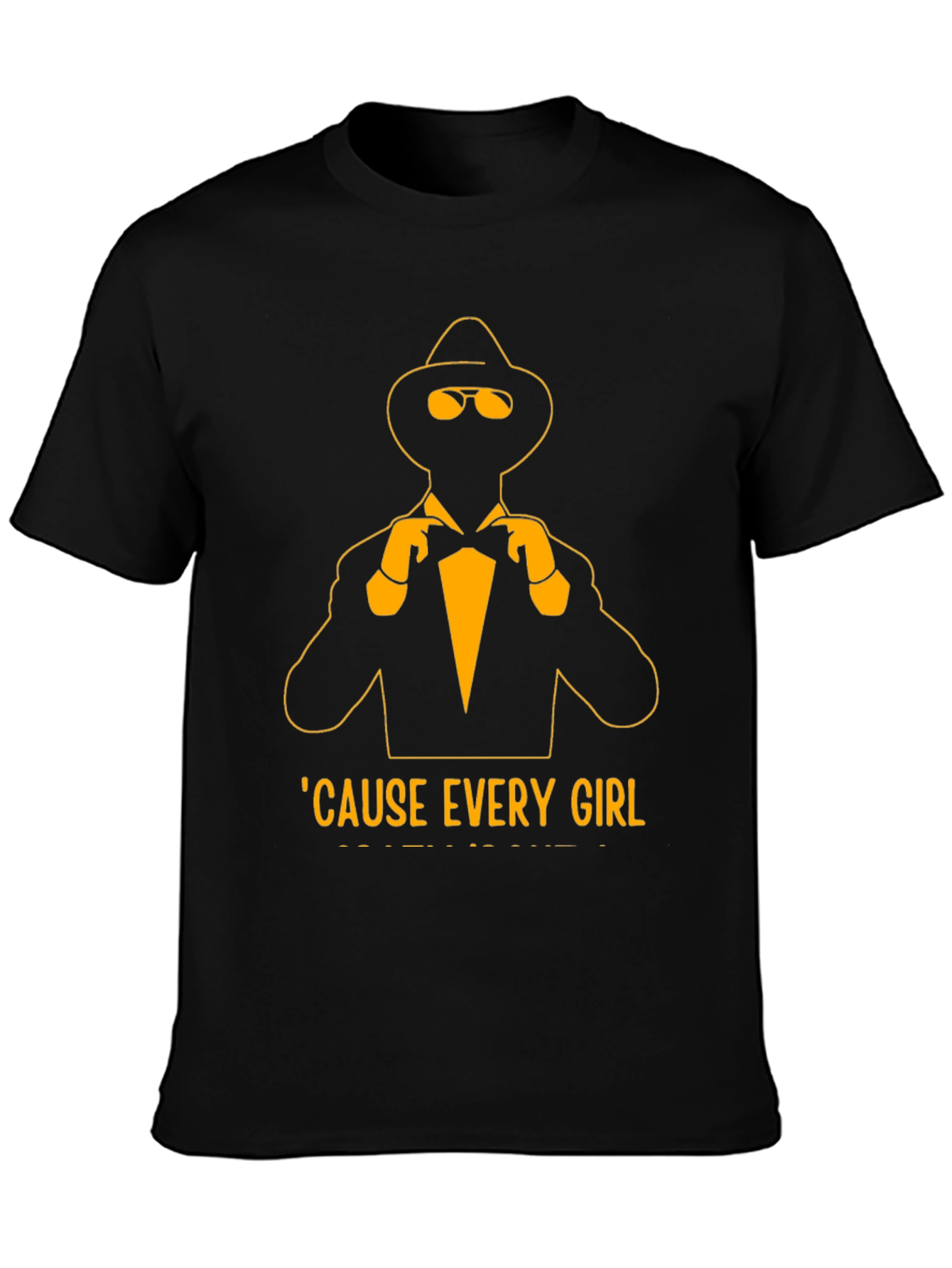 Dapper Silhouette Bow Tie T-Shirt