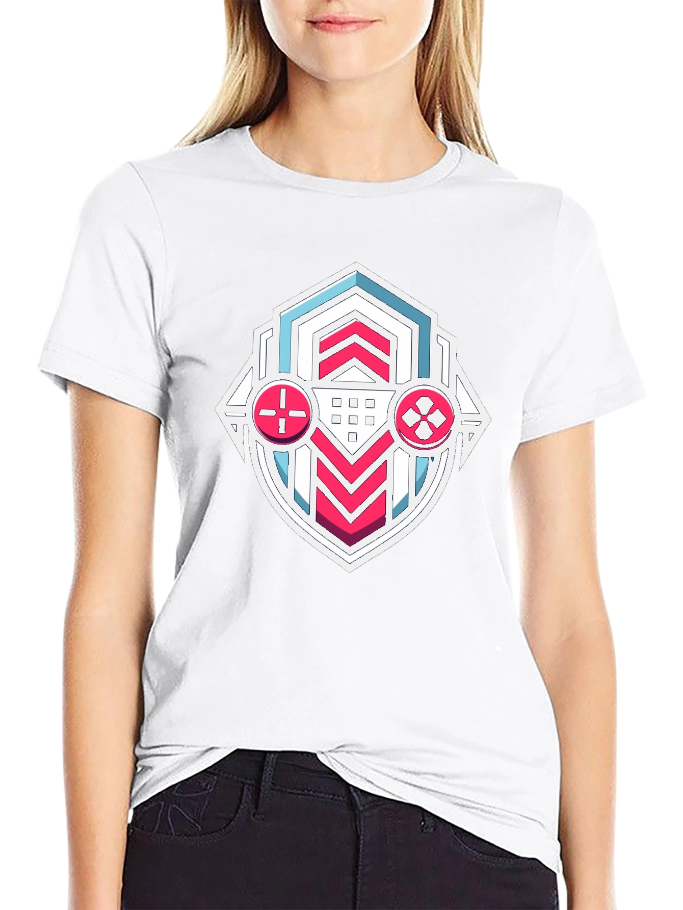 Gaming T-Shirt - Cool Badge Design