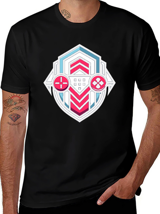 Gaming T-Shirt - Cool Badge Design