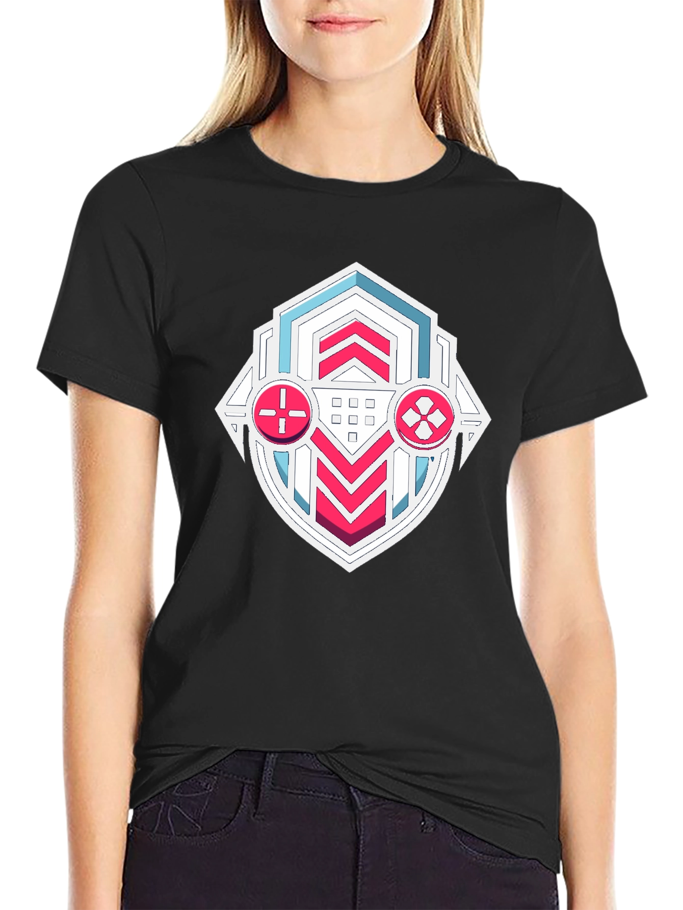 Gaming T-Shirt - Cool Badge Design