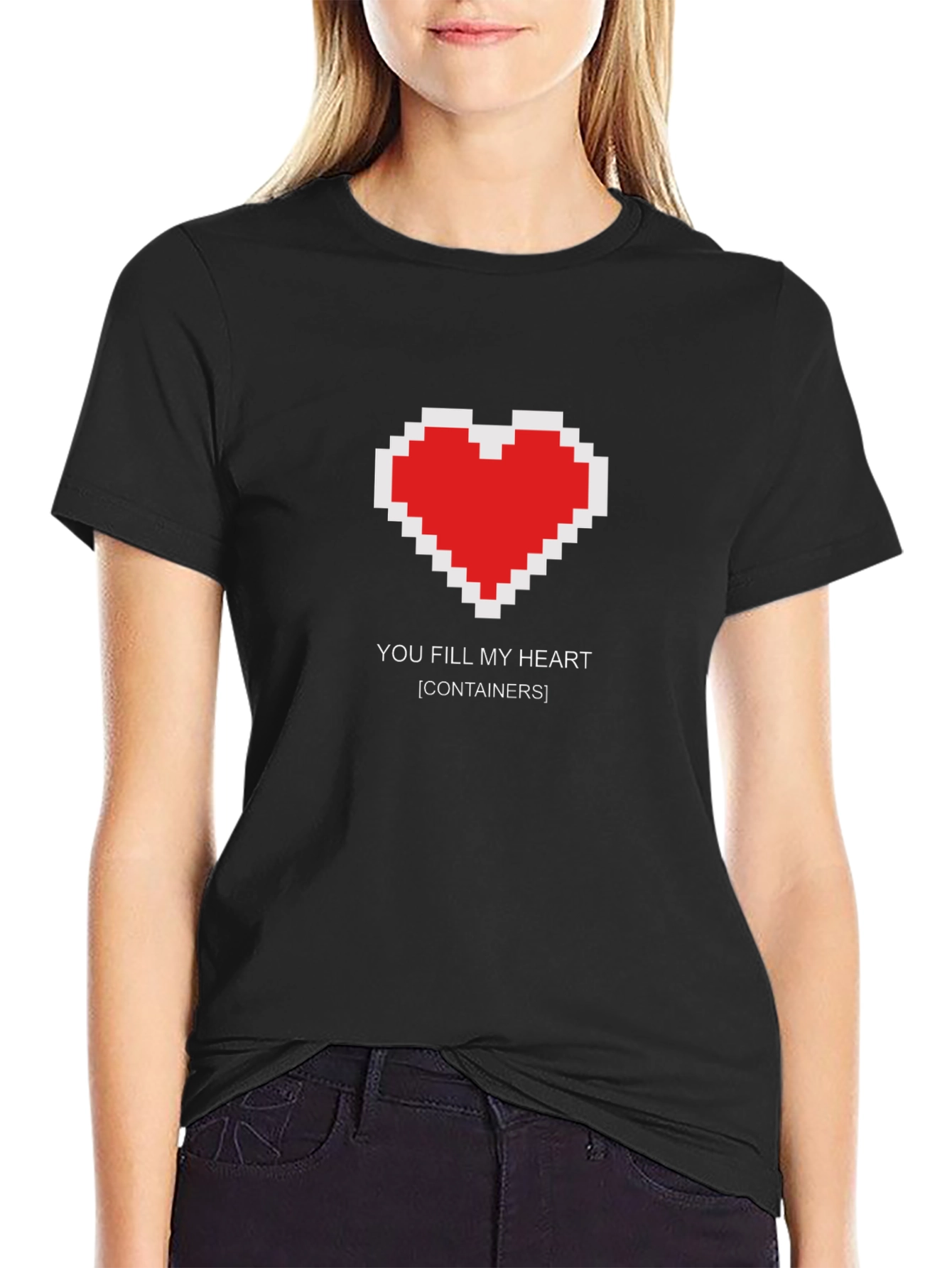 You Fill My Heart Pixel Art T-Shirt