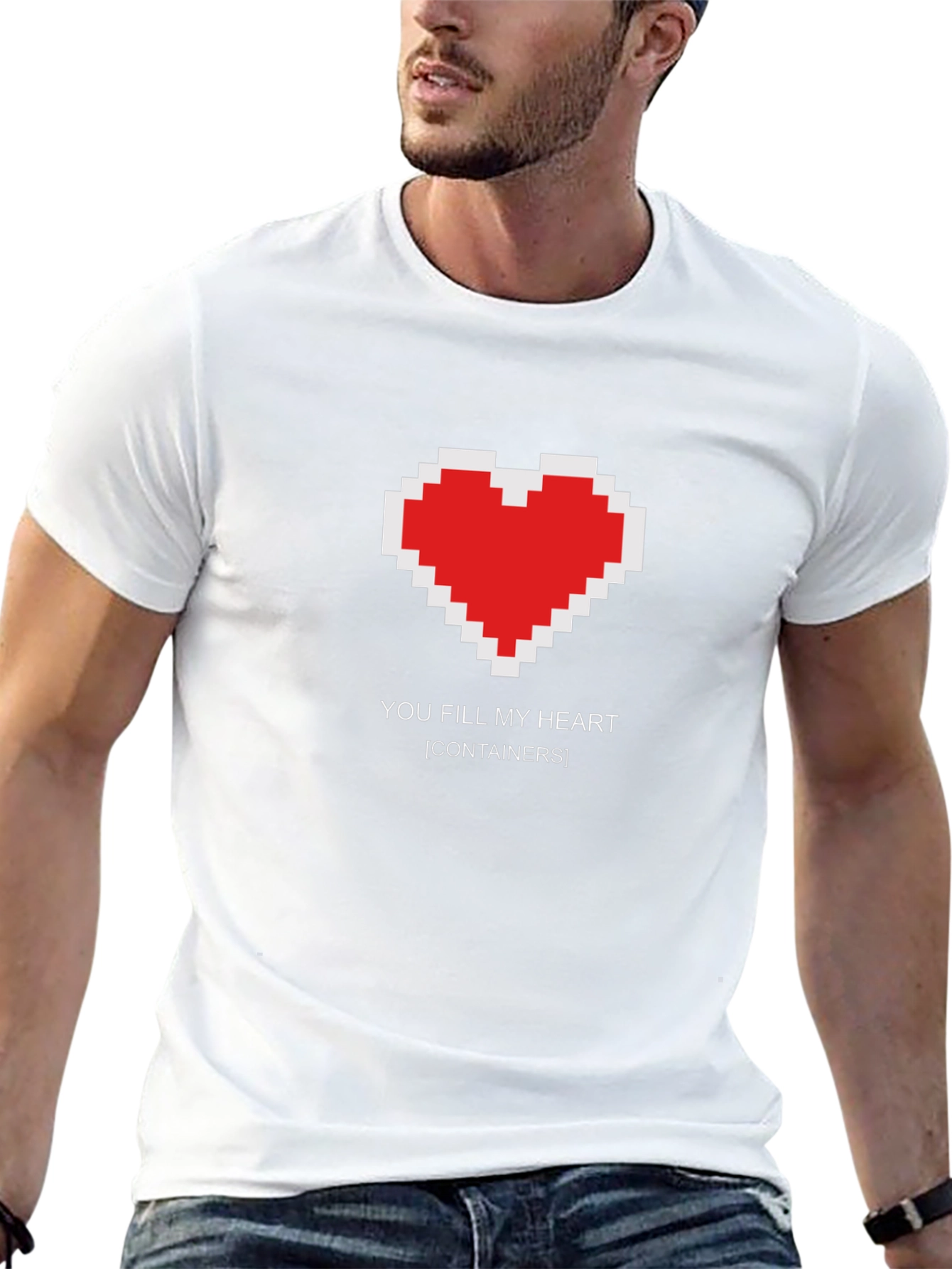 You Fill My Heart Pixel Art T-Shirt