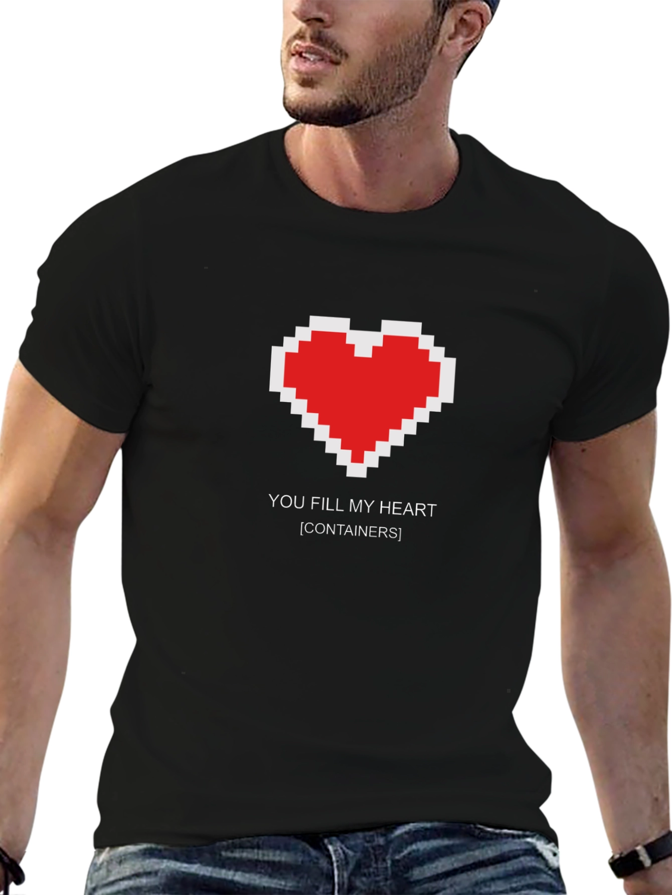 You Fill My Heart Pixel Art T-Shirt