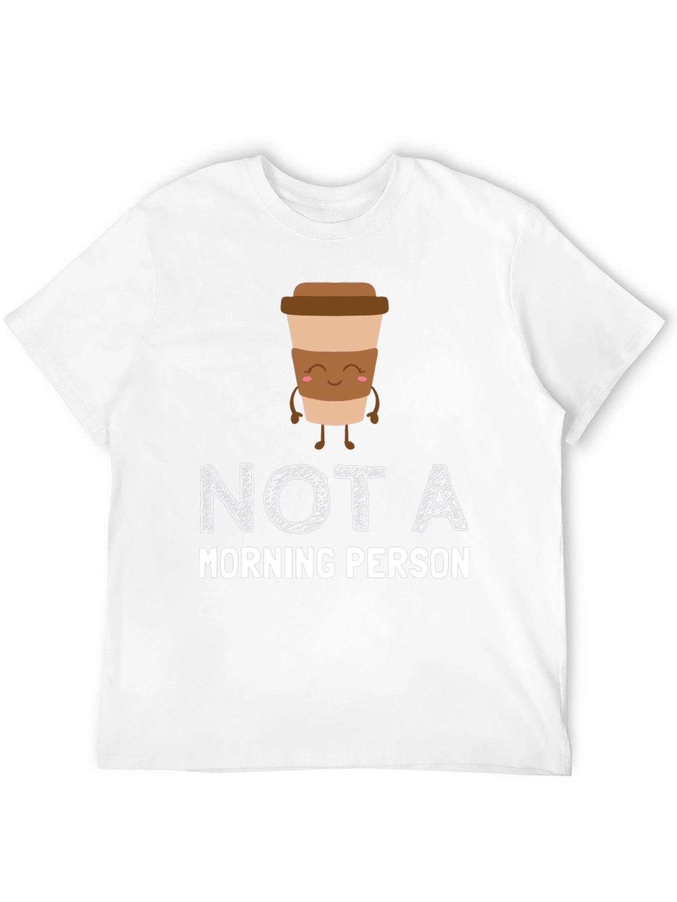 Not A Morning Person Coffee Graphic T-Shirt