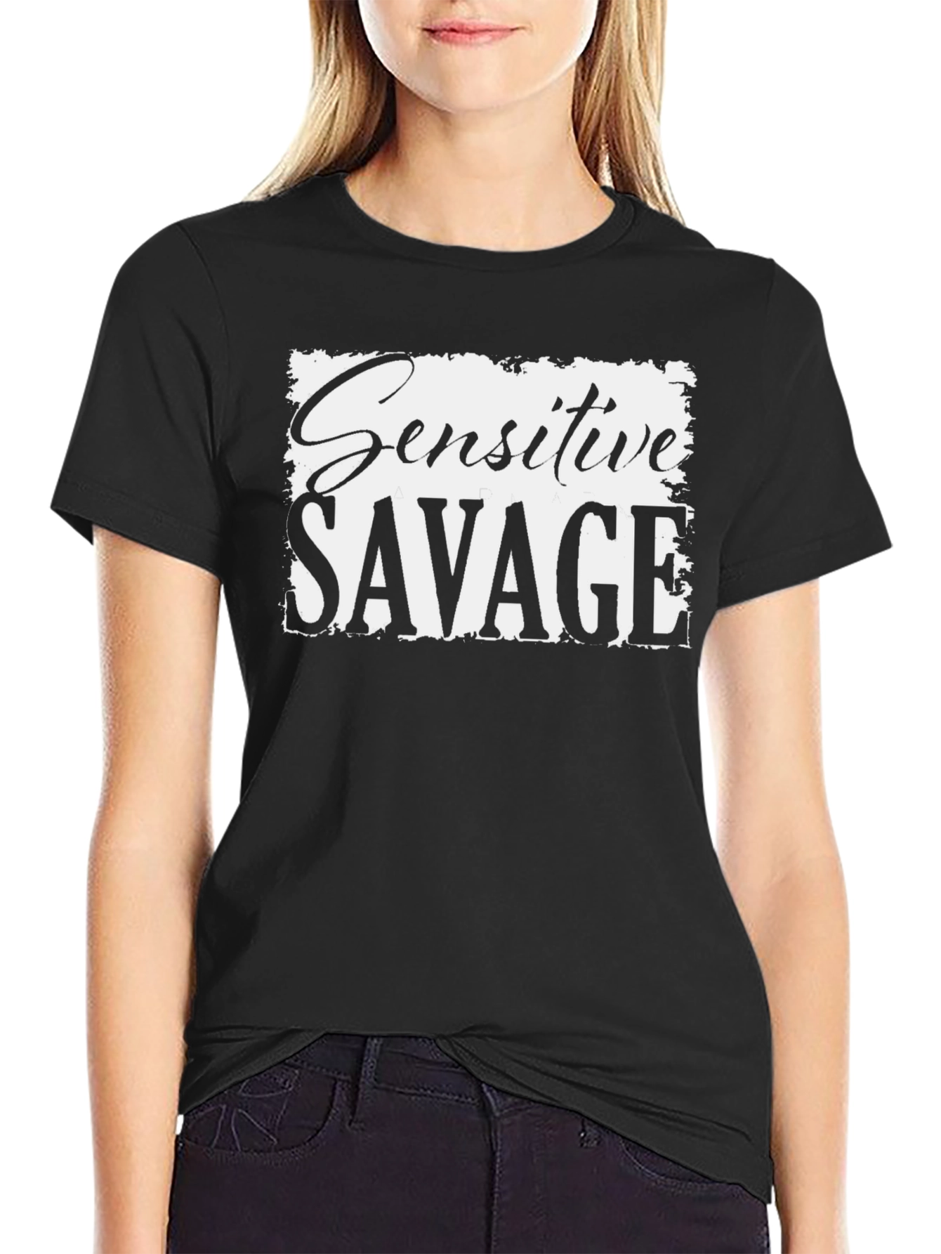 Sensitive Savage Graphic T-Shirt - Soft & Stylish