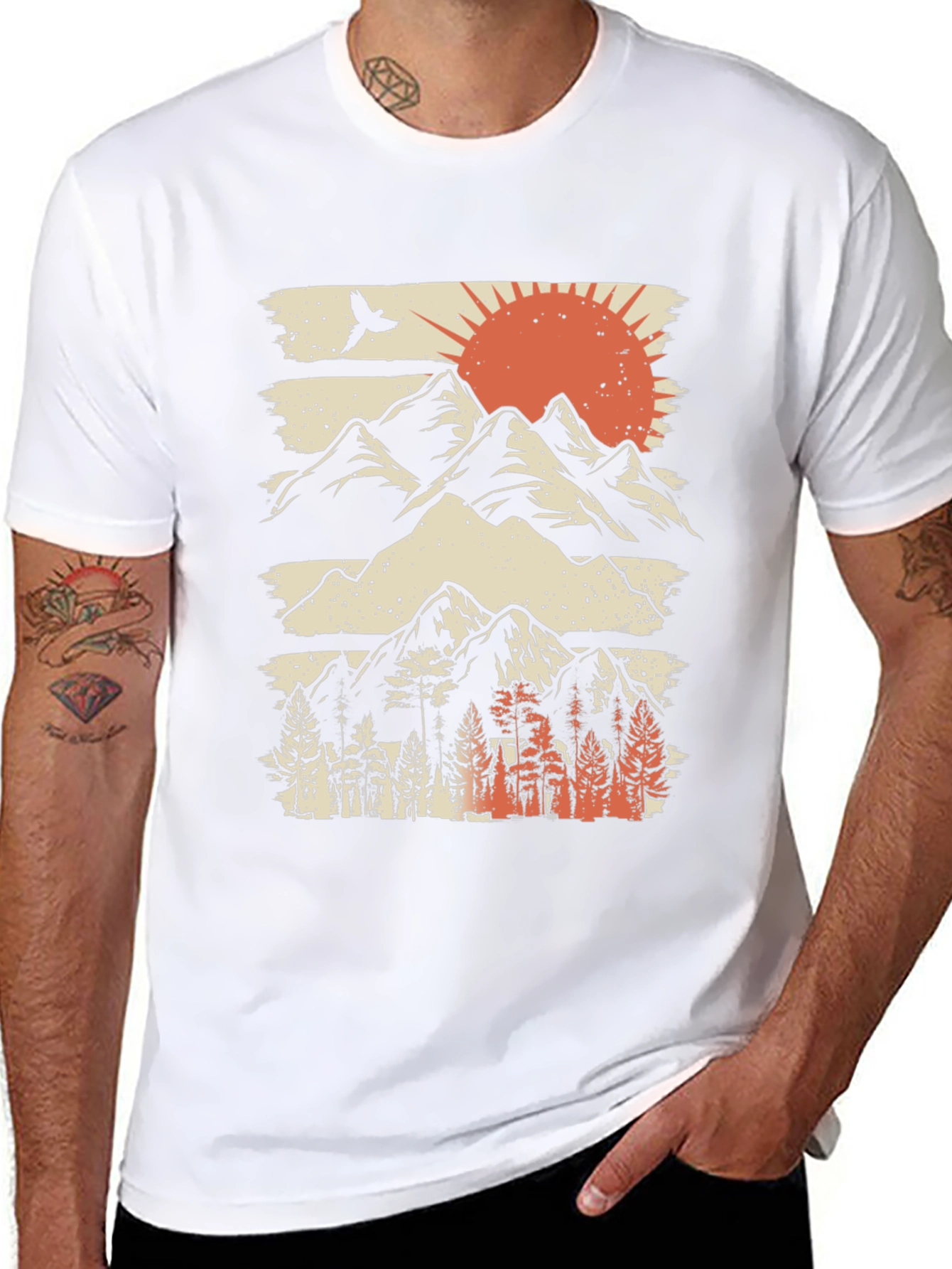 Mountainscape Graphic Tee - Adventure Ready Style