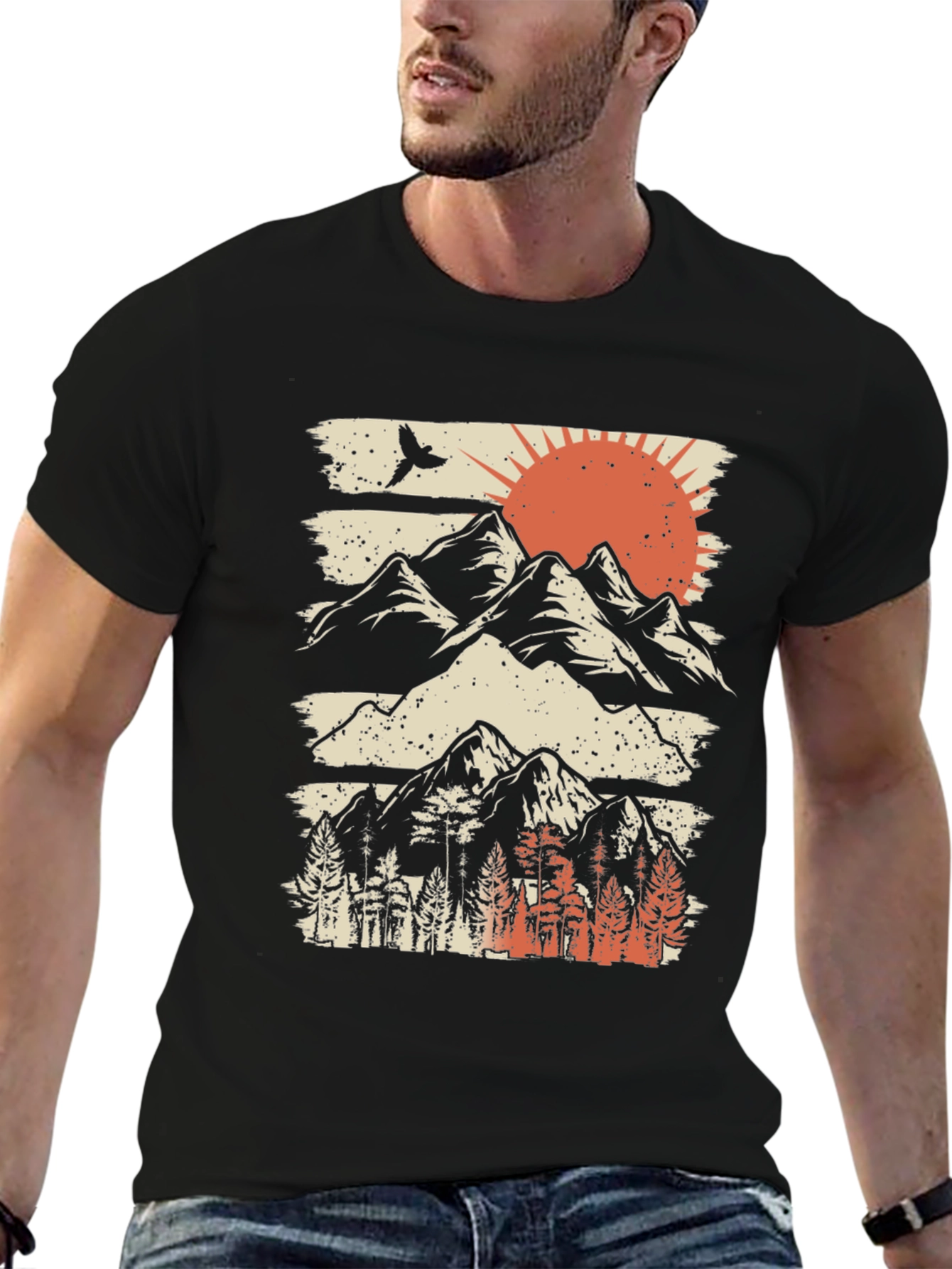 Mountainscape Graphic Tee - Adventure Ready Style