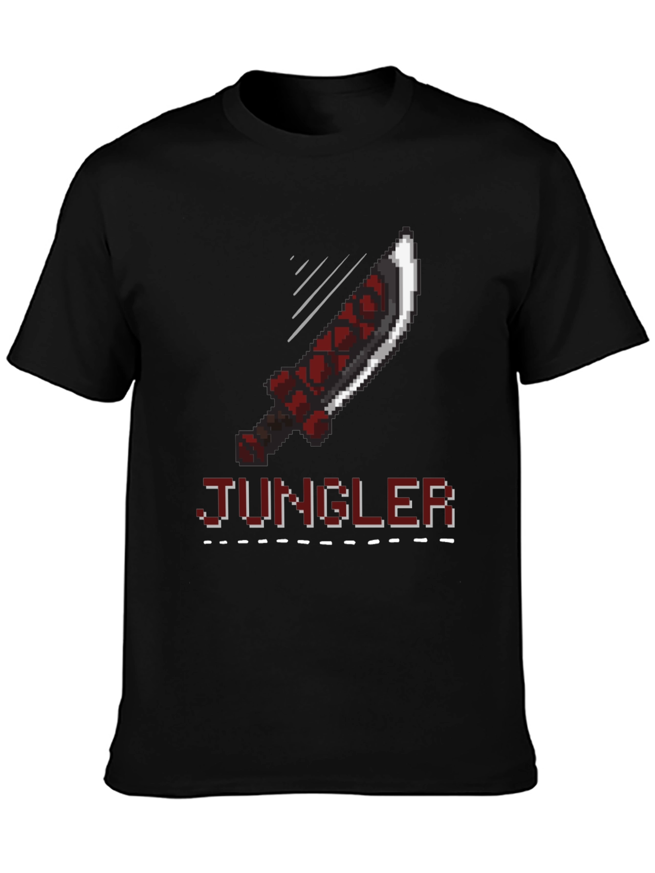 Pixel Art Jungler T-Shirt - Gaming Apparel