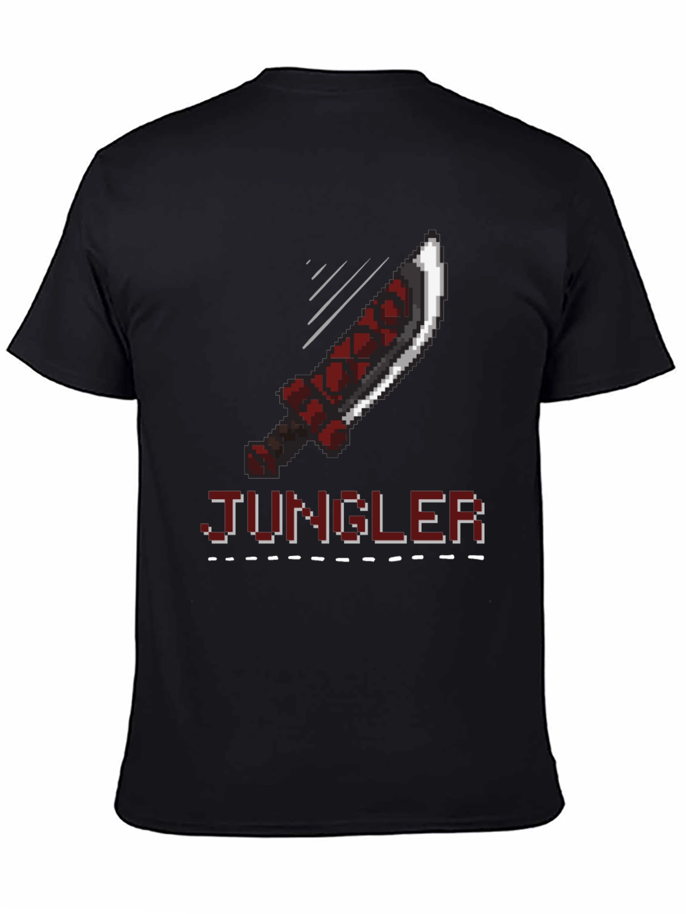 Pixel Art Jungler T-Shirt - Gaming Apparel