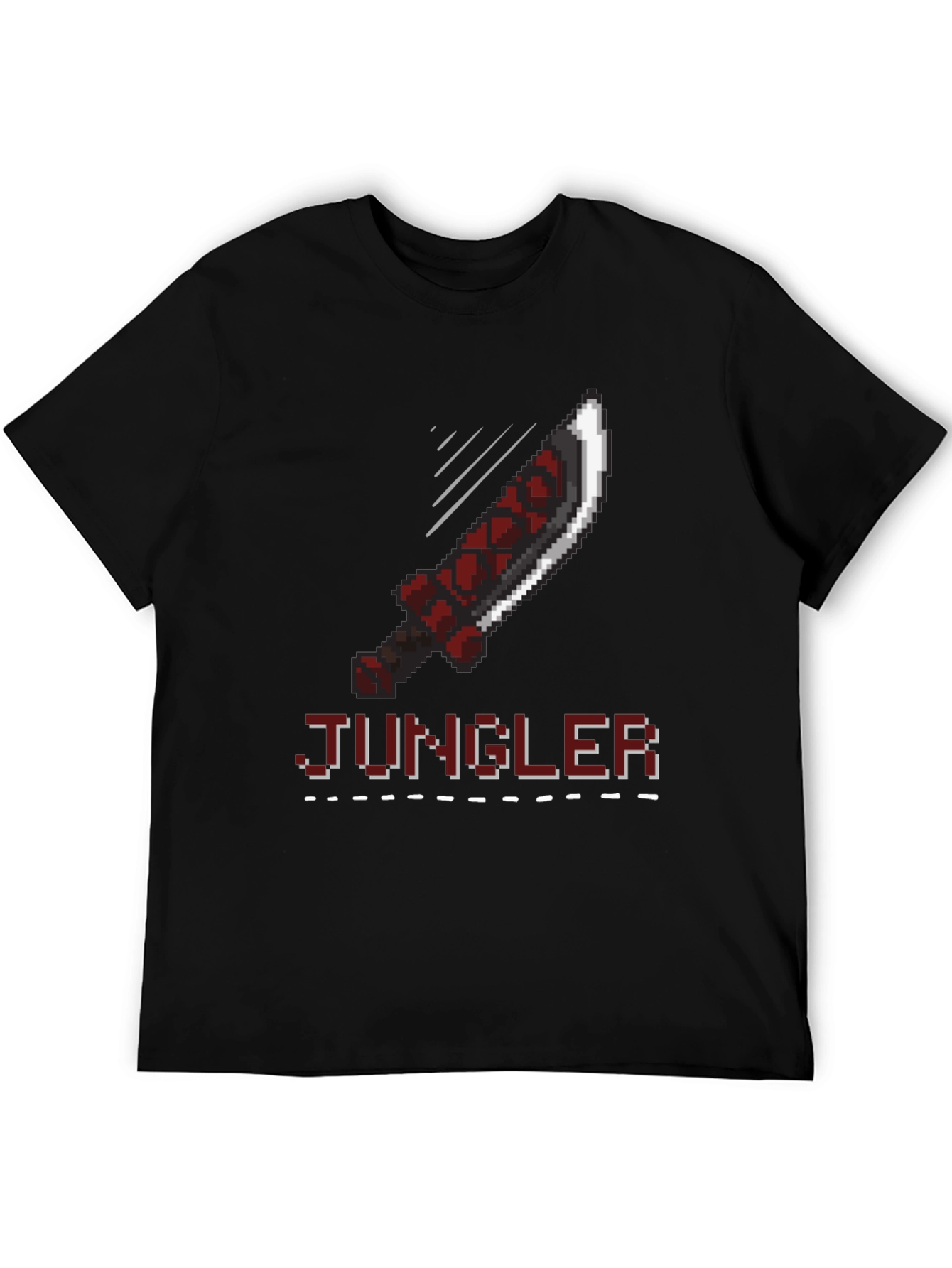 Pixel Art Jungler T-Shirt - Gaming Apparel