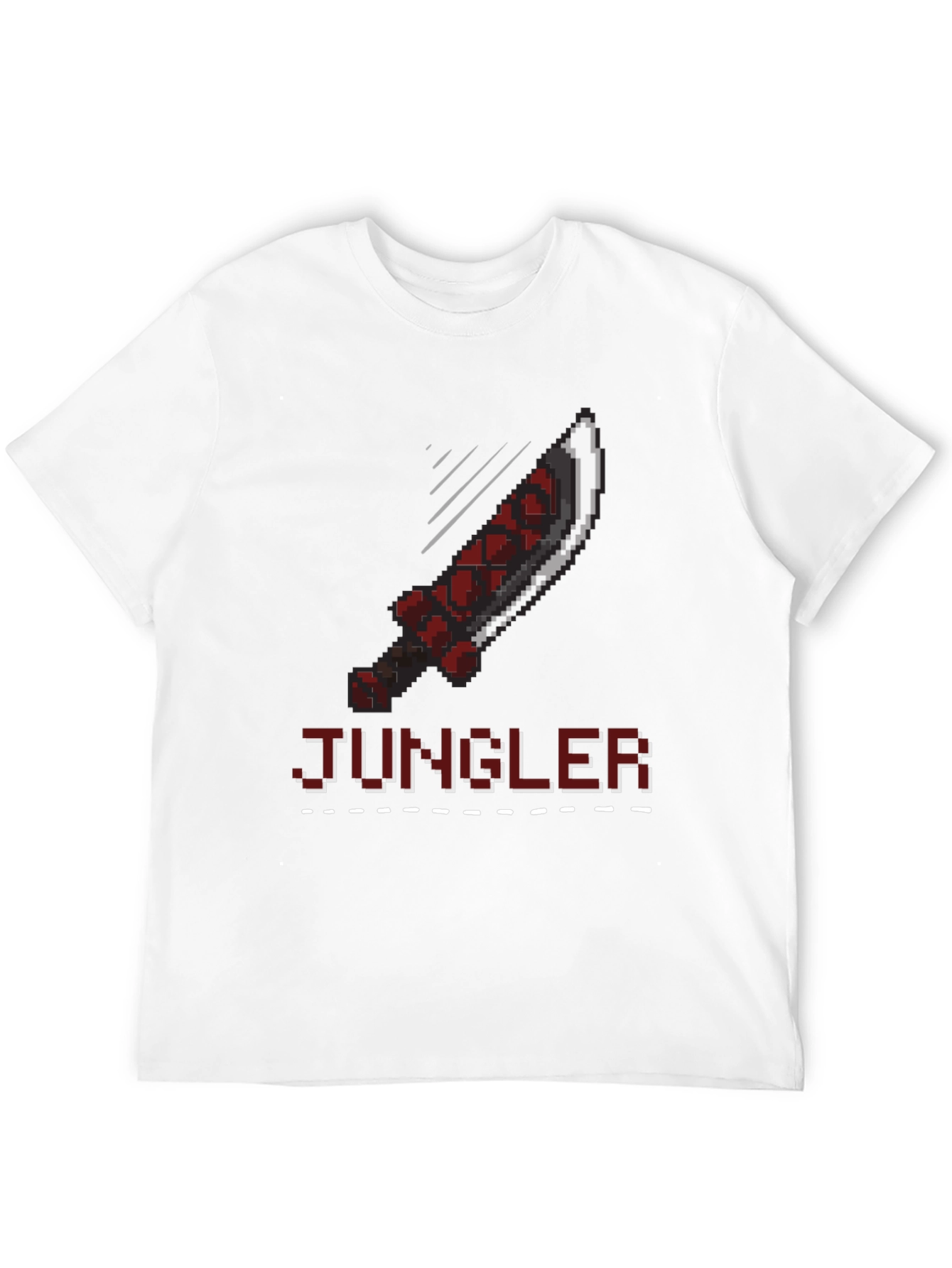 Pixel Art Jungler T-Shirt - Gaming Apparel