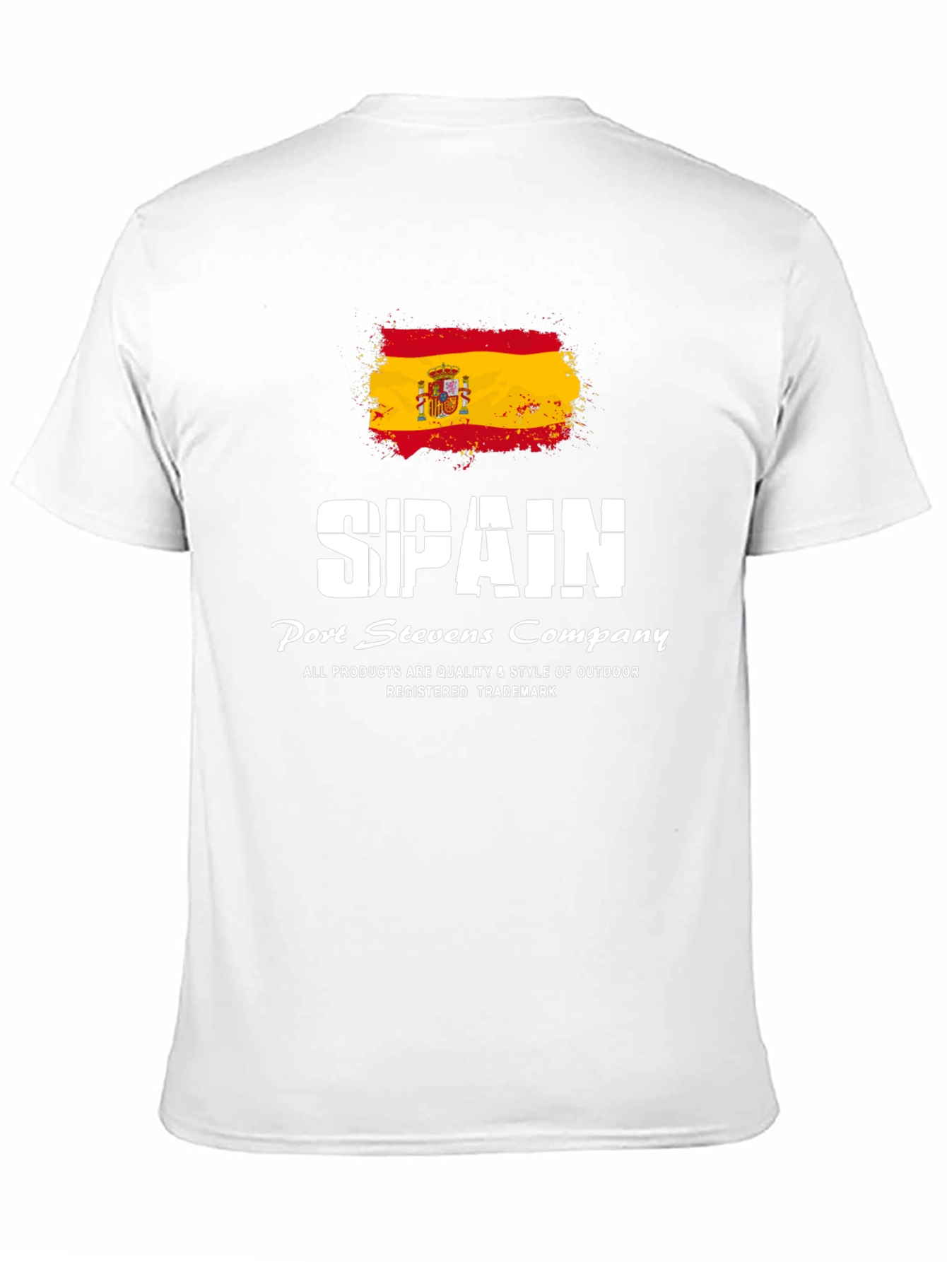Spain Flag T-Shirt | Port Stevens Company