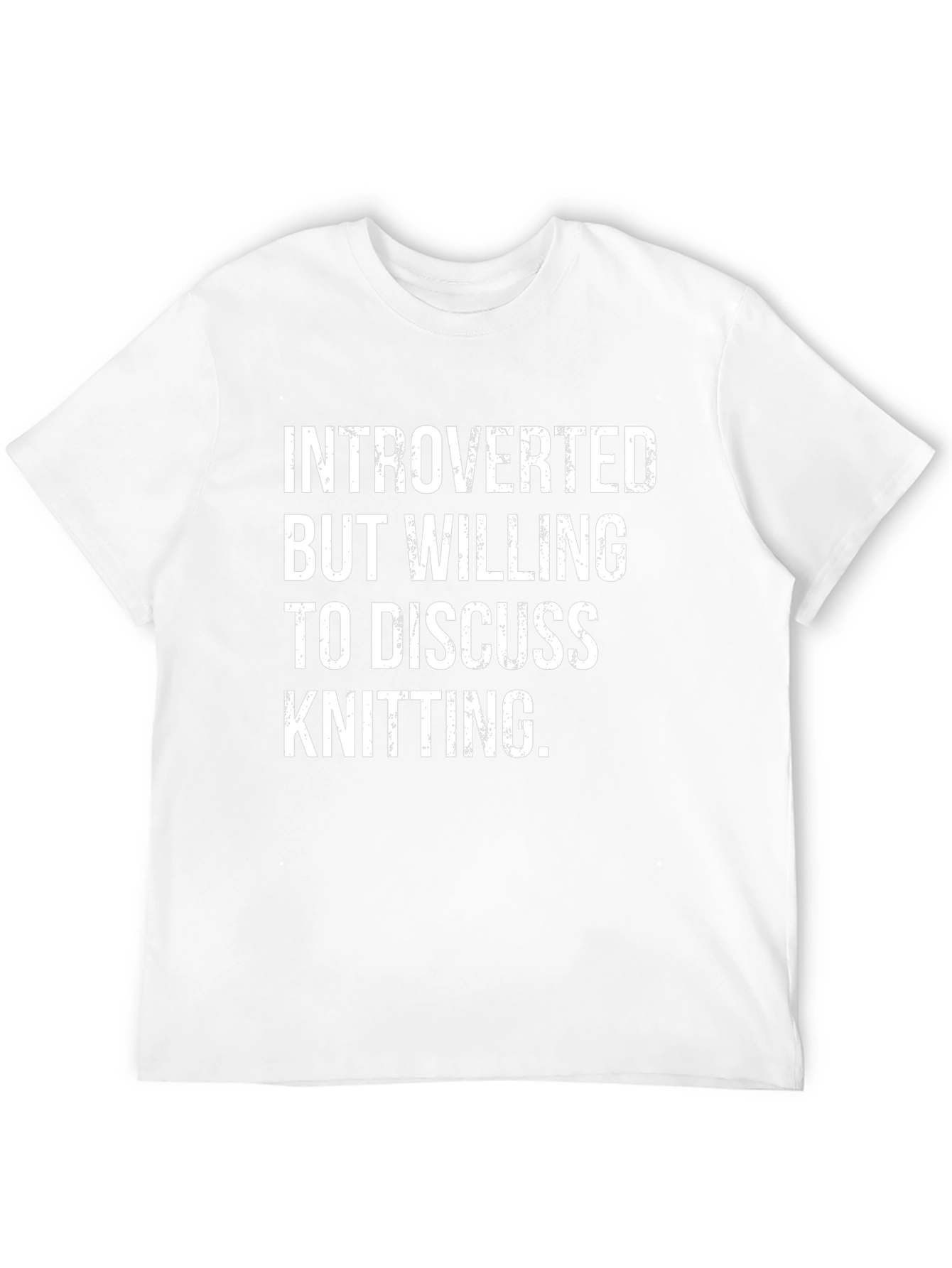 Introverted Knitting T-Shirt - Funny Knit Lover Gift
