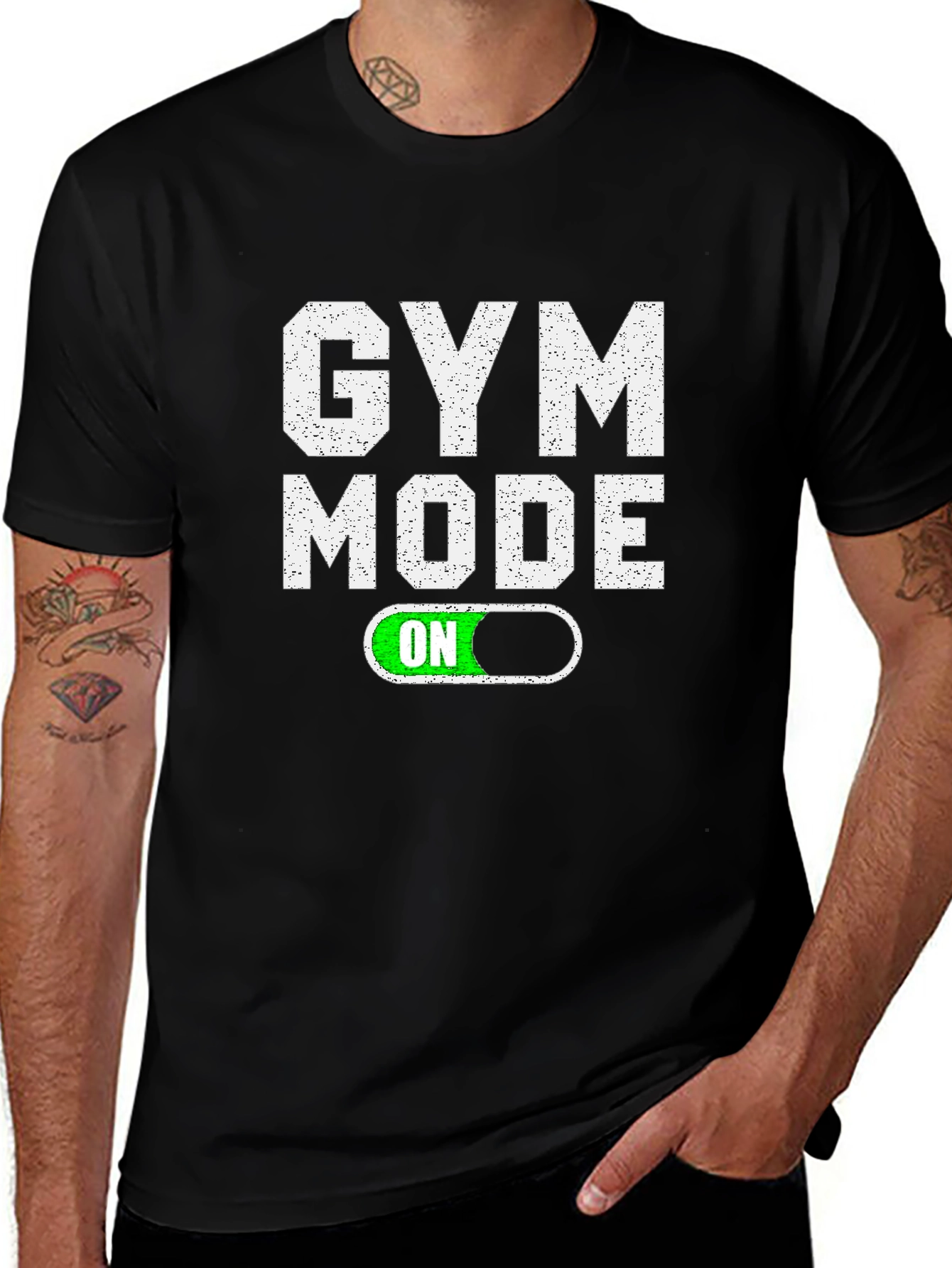Gym Mode ON T-Shirt - Fitness Apparel