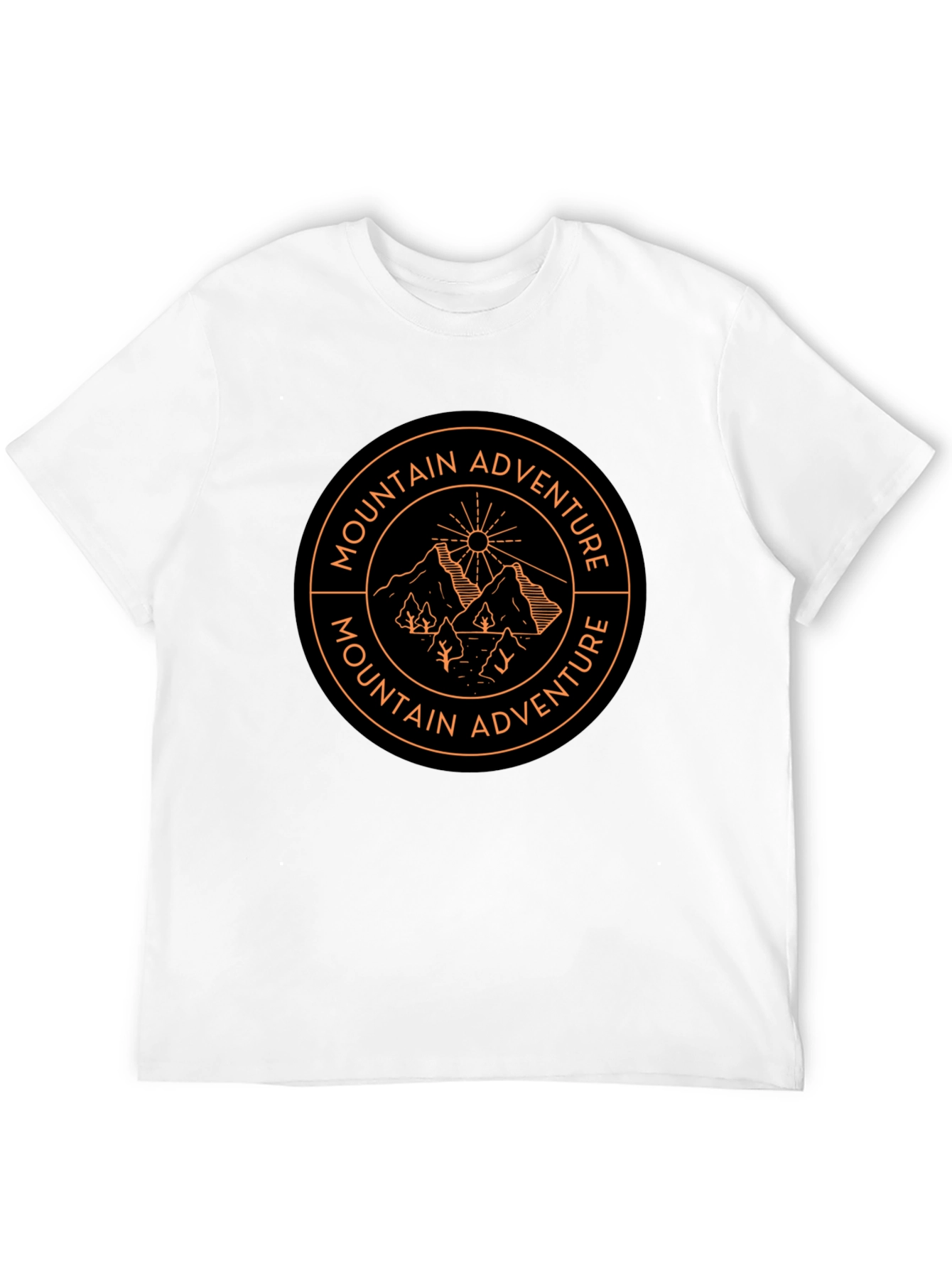 Mountain Adventure Graphic T-Shirt - Black