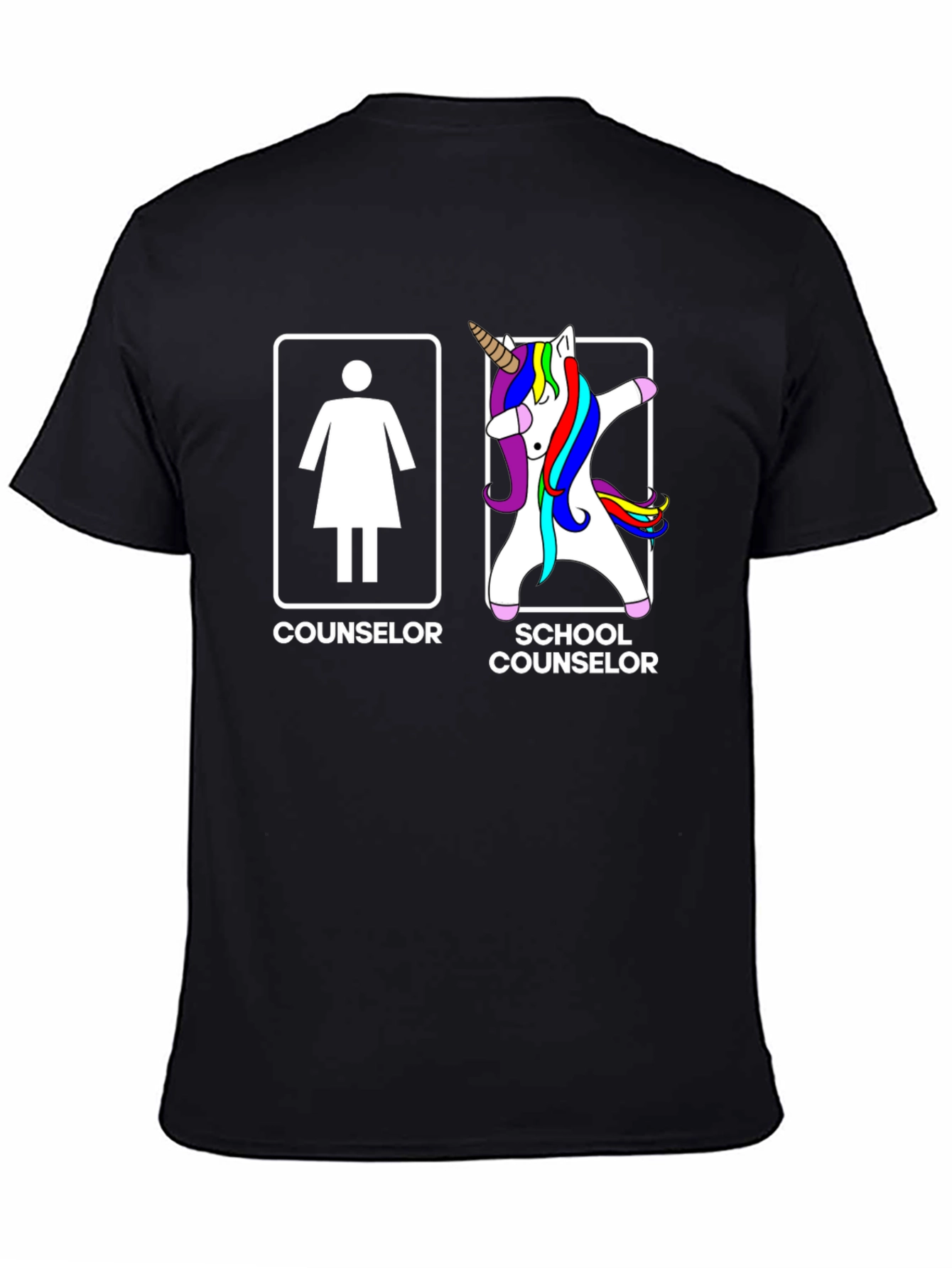 Counselor vs School Counselor T-Shirt - Unisex