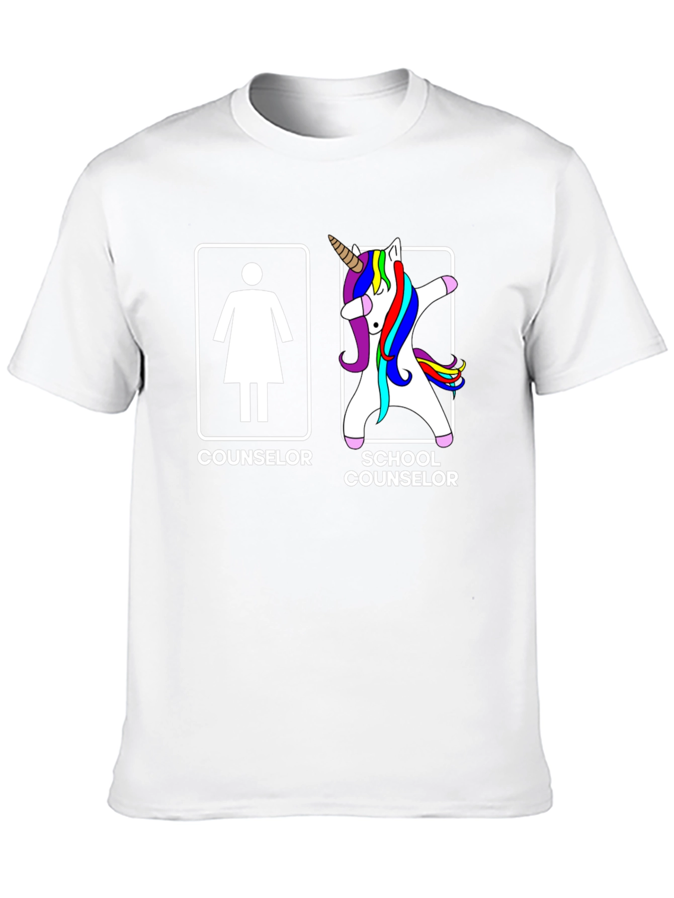Counselor vs School Counselor T-Shirt - Unisex