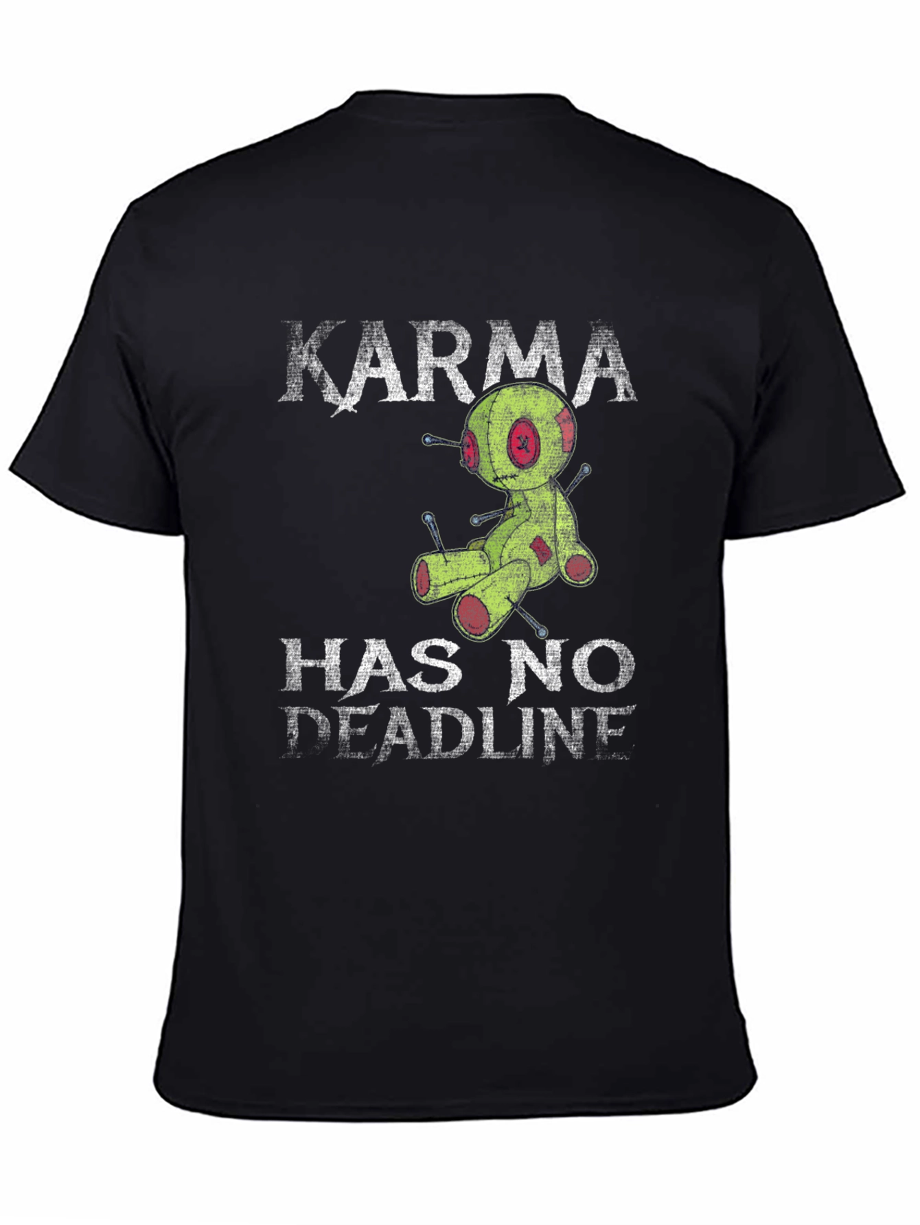 Karma Has No Deadline T-Shirt - Voodoo Doll