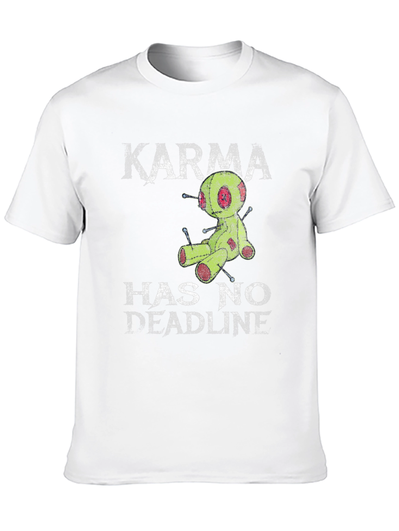 Karma Has No Deadline T-Shirt - Voodoo Doll
