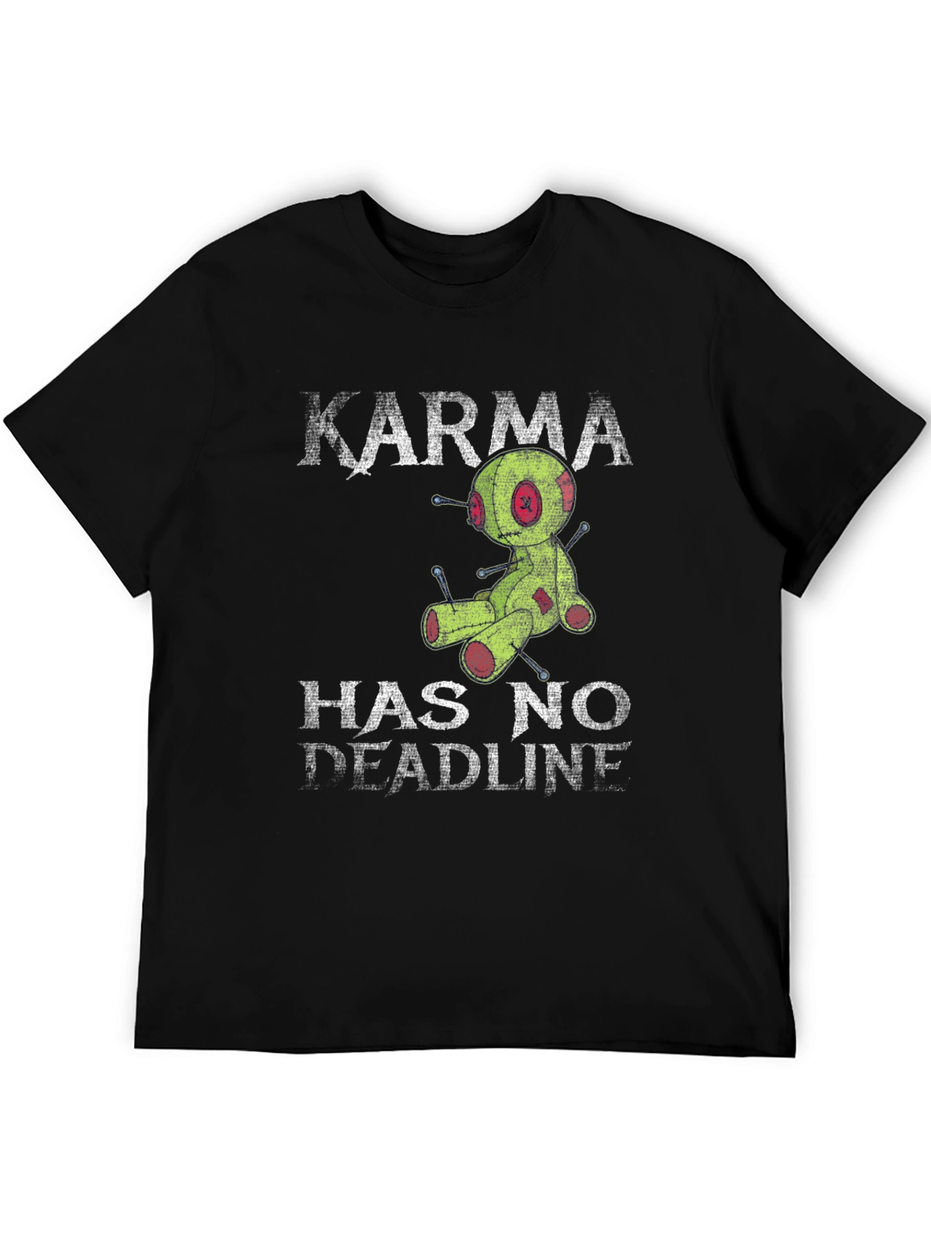 Karma Has No Deadline T-Shirt - Voodoo Doll