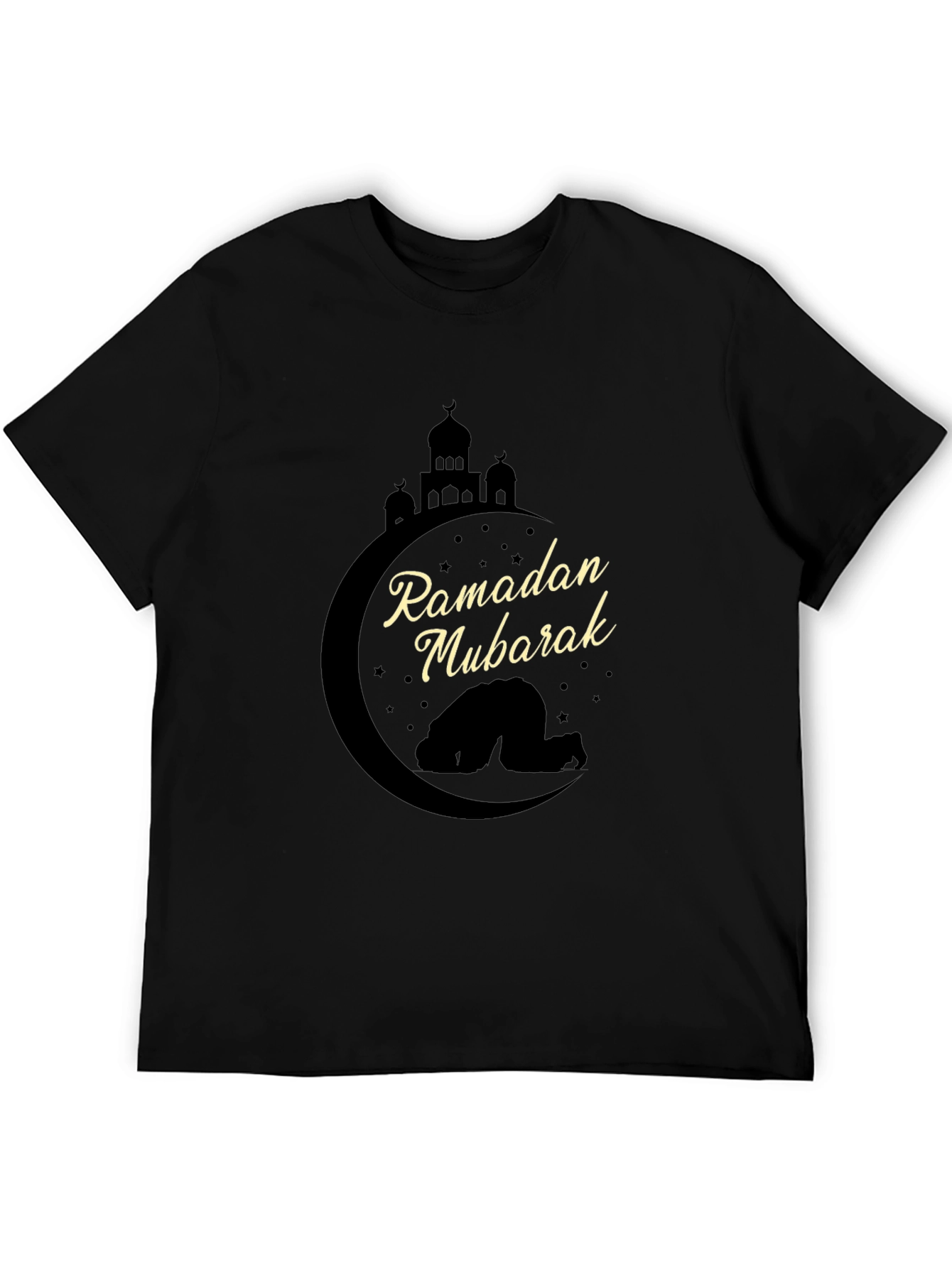 Ramadan Mubarak Black T-Shirt