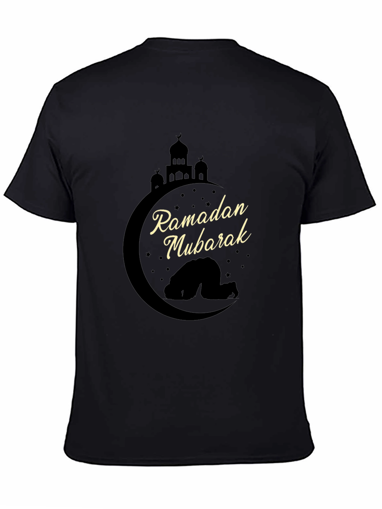 Ramadan Mubarak Black T-Shirt
